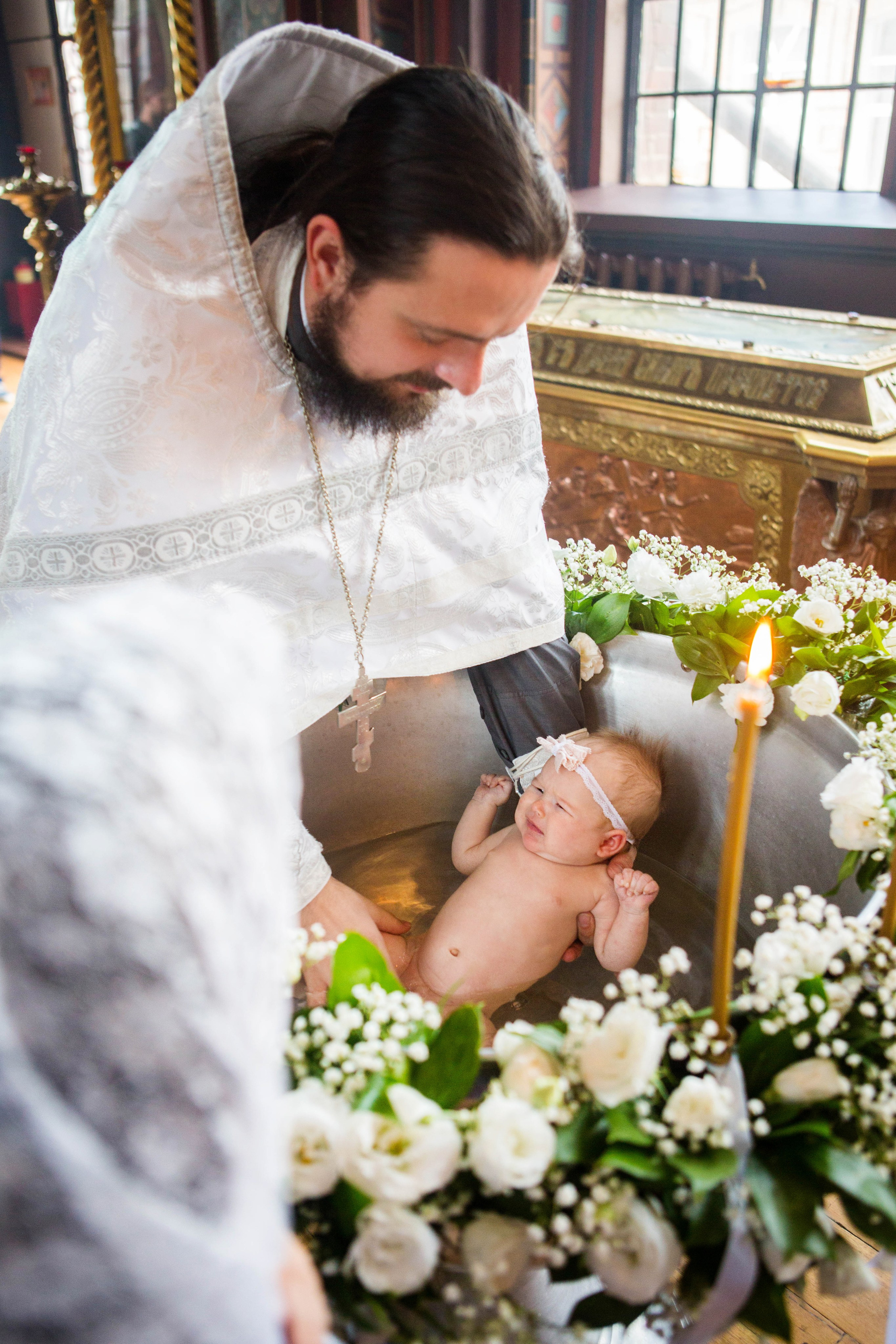 Крещение Анны. Свято-Троицкий собор. Свадебный семейный и детский фотограф в Краснодаре Карина Федоровская