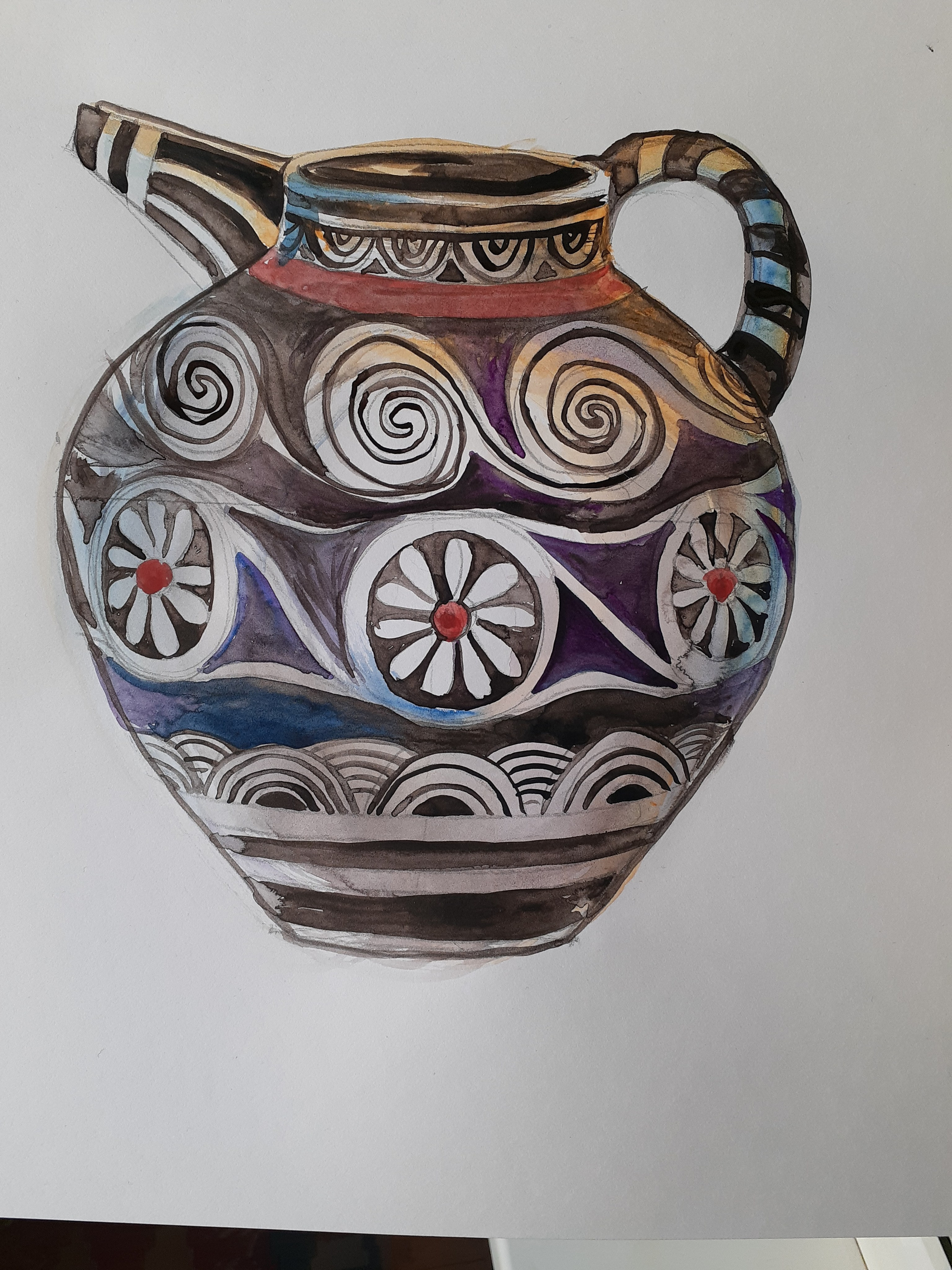 Что остается за кадром, или процесс работы керамиста. Керамика с историей. Елена Рогалёва