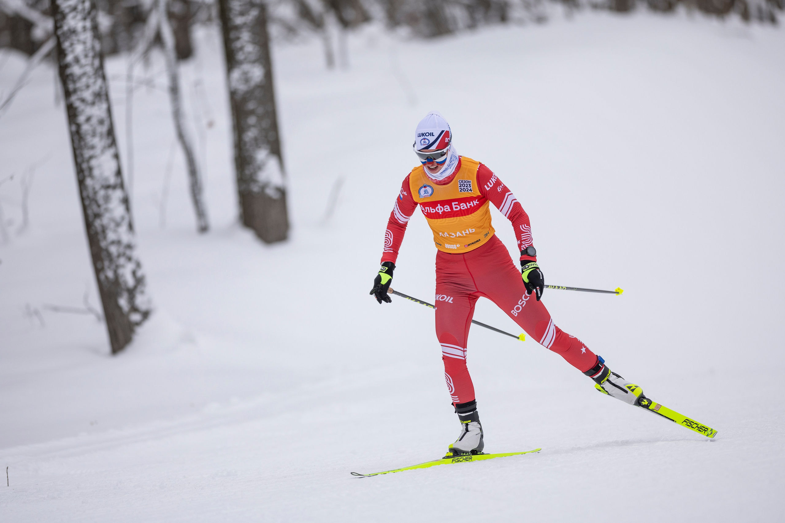 Кубок Росси по лыжным гонкам 2024. Женщины 10 км. Спортивный репортажный фотограф Казань Нафис Сиразетдинов