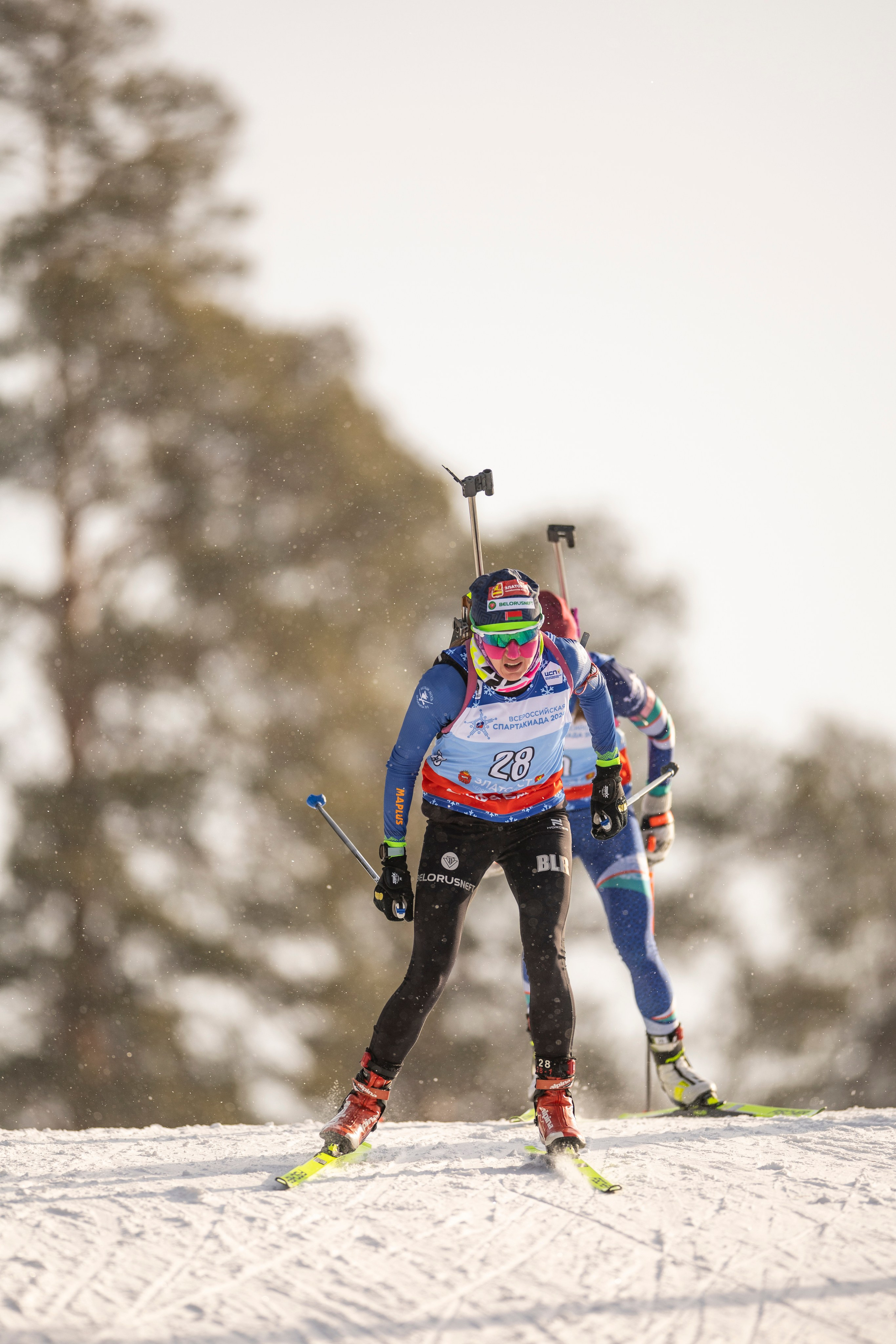 Всероссийская спартакиада. Гонка преследования женщины. Спортивный репортажный фотограф Казань Нафис Сиразетдинов