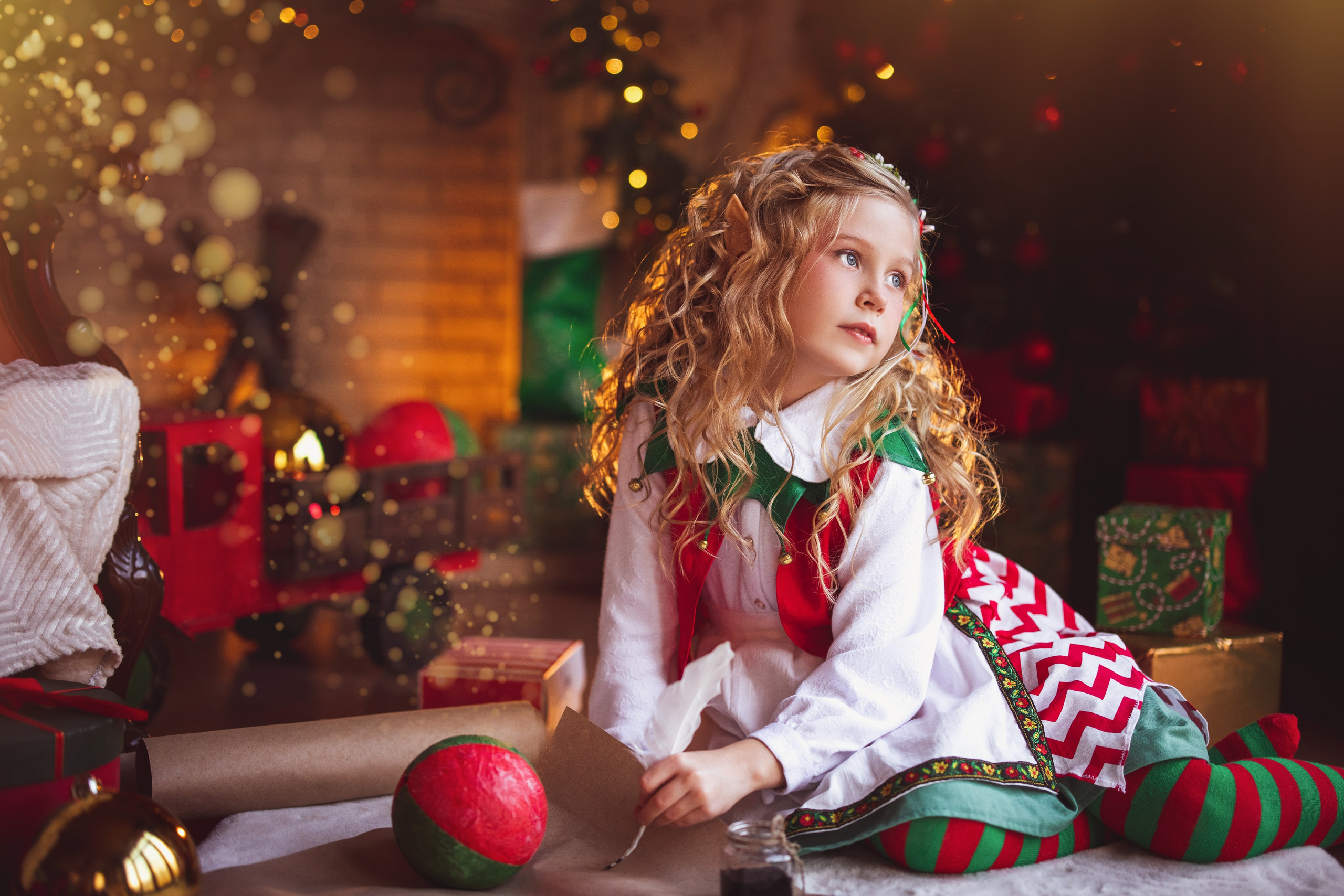 Новогодние ЭЛЬФЫ. Семейный и детский фотограф в Краснодаре Анна Трашкова