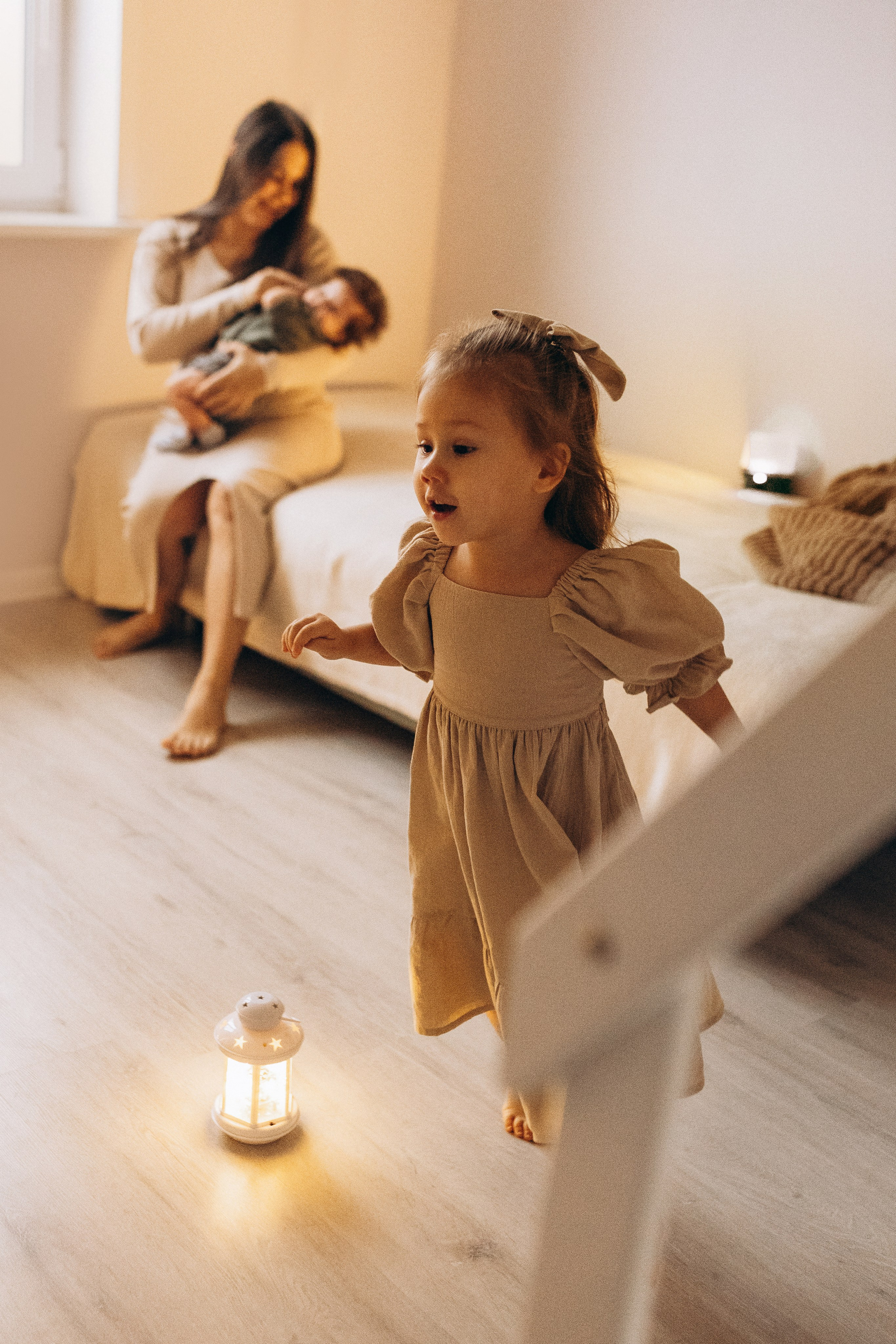 Семейная новогодняя фотосессия дома Самара. Семейный фотограф в Самаре Елена Ефимова