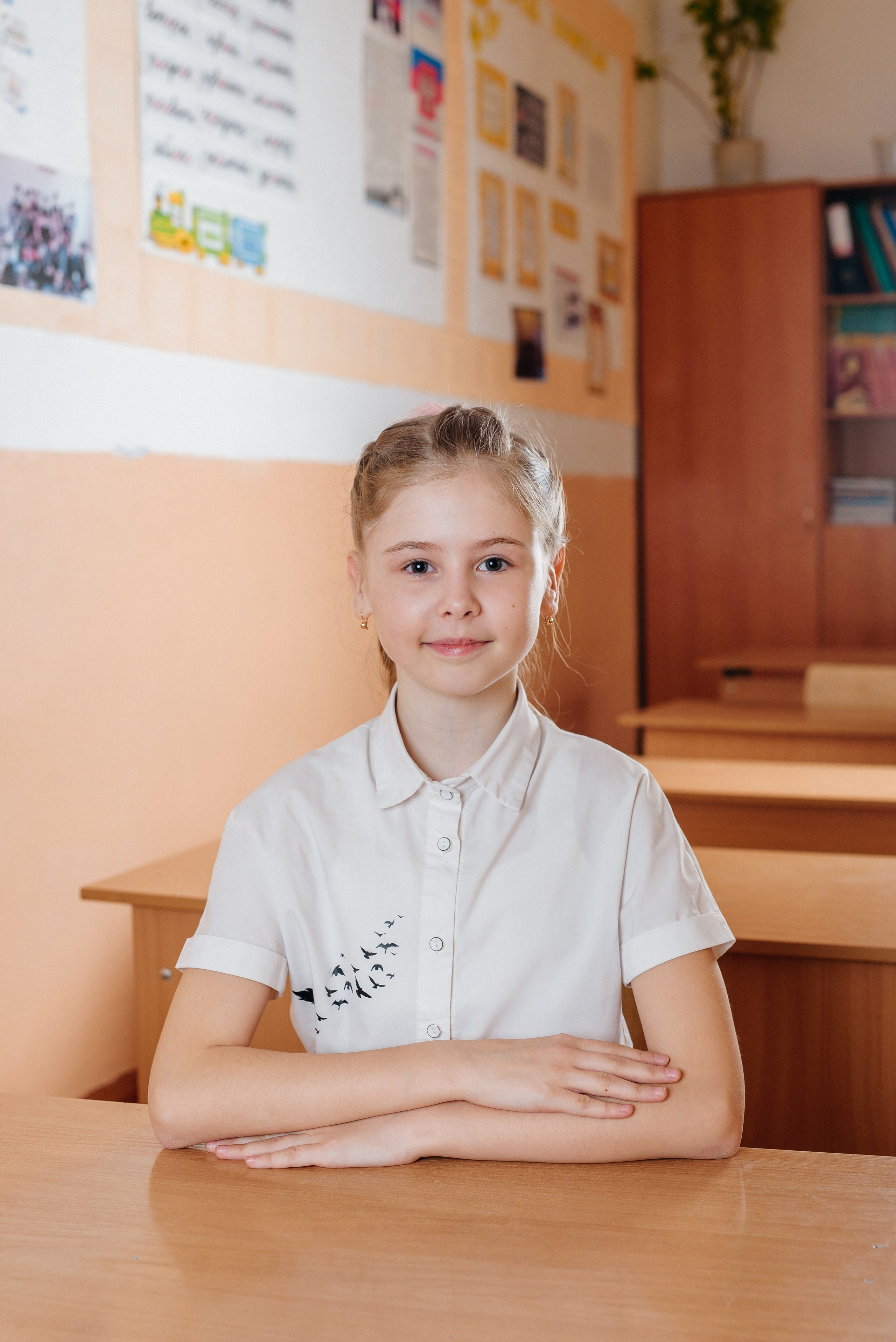 Портреты за партой. Семейный фотограф в Барнауле