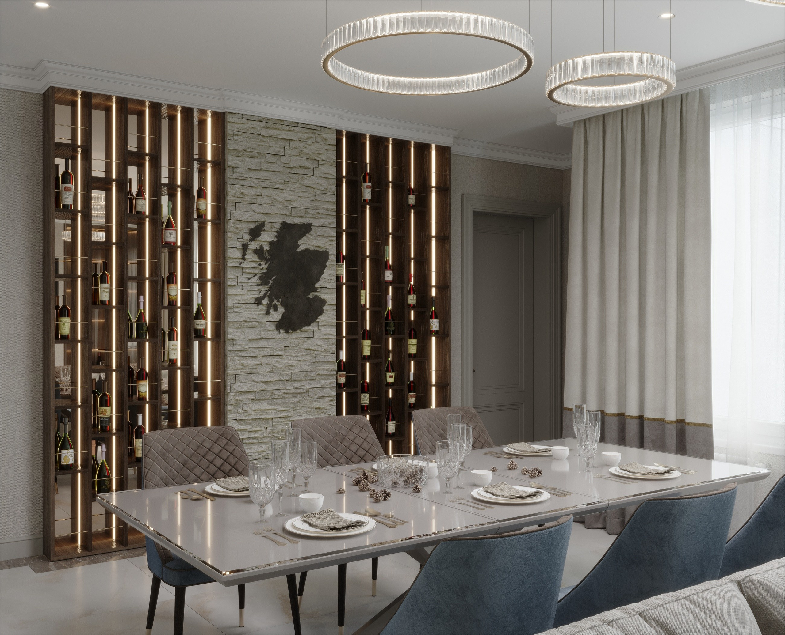 Дизайн-проект частного дома в станице Ленинградской. Дизайнер интерьеров Успенская Виктория Краснодар