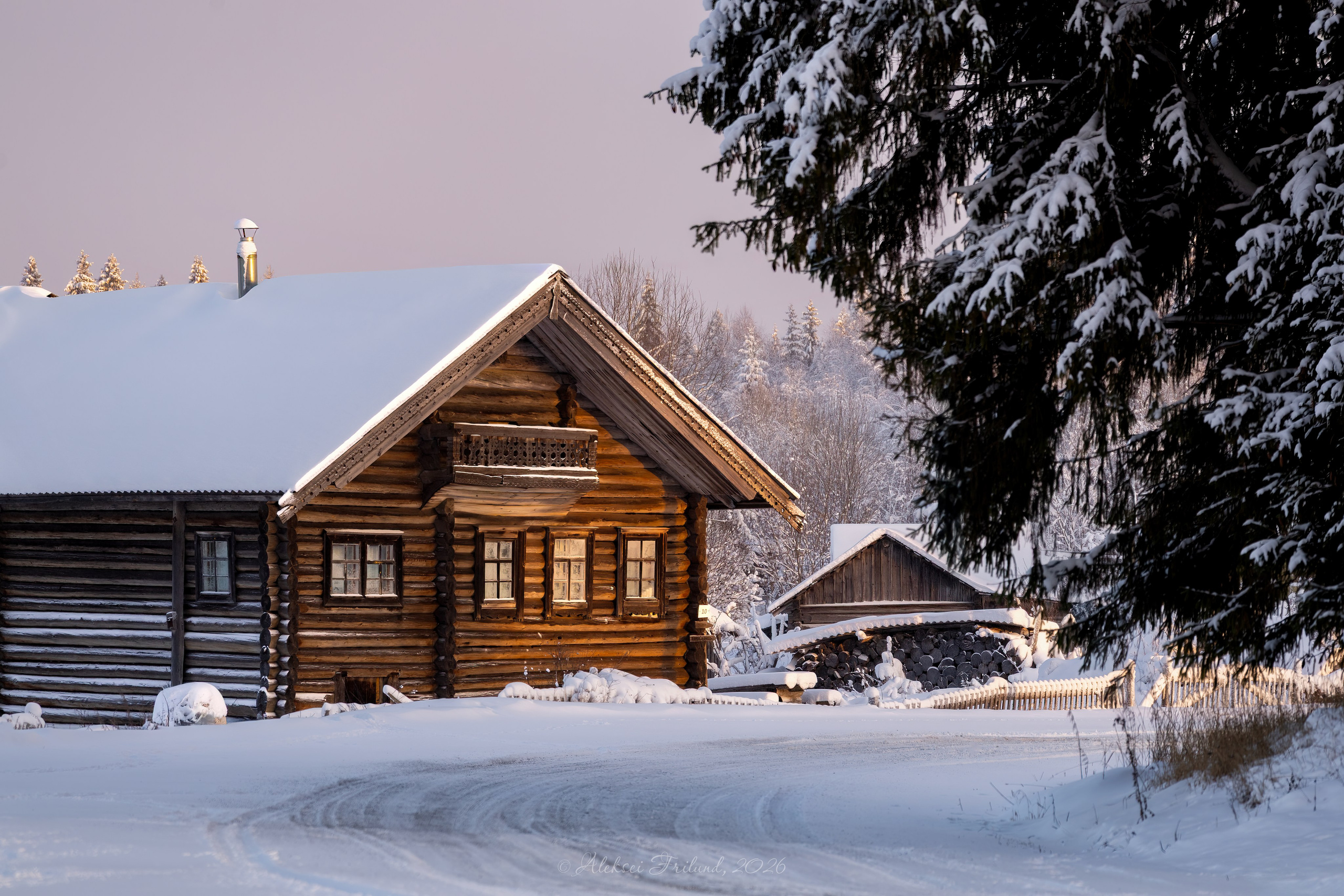 Кинерма (Зима). Аэросъемка. Фото и Видео в Карелии. Алексей Фрилунд