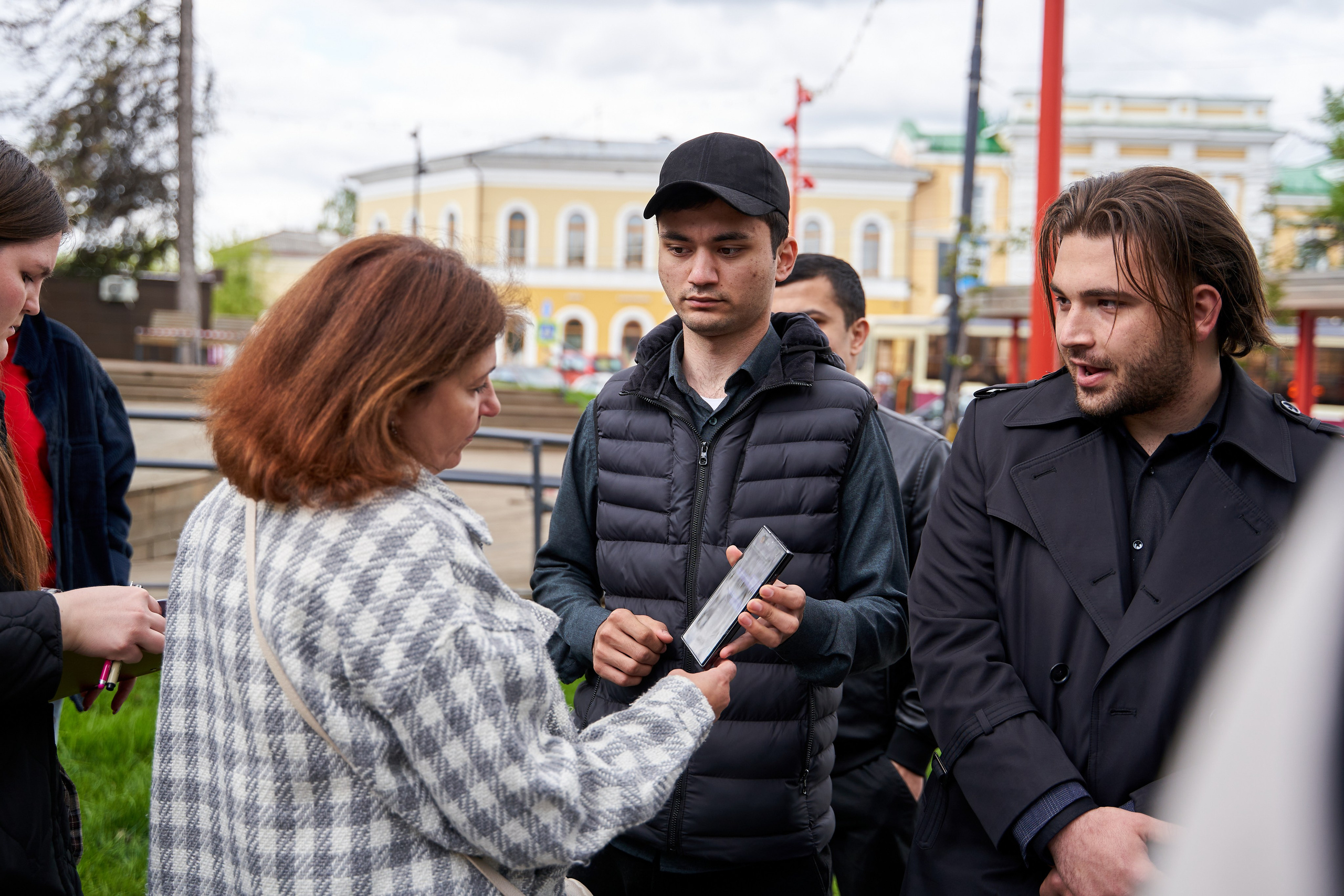 Городской квест в рамках регионального фестиваля «Учись без границ». Репортажный фотограф Вилянов Евгений. Нижний Новгород