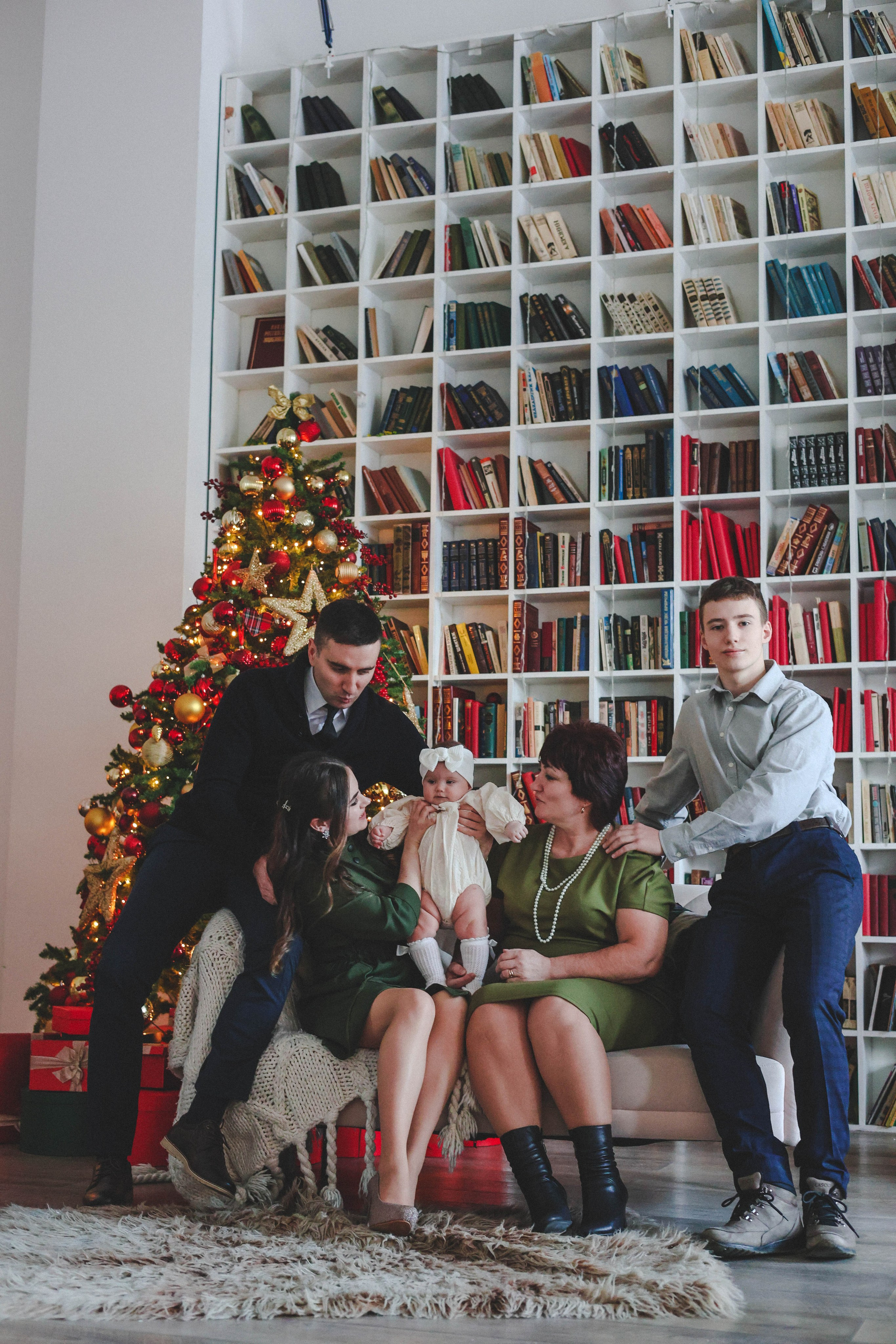 Новогодняя история «Светлана и ее семья». Фотограф в Москве Анастасия Калинина