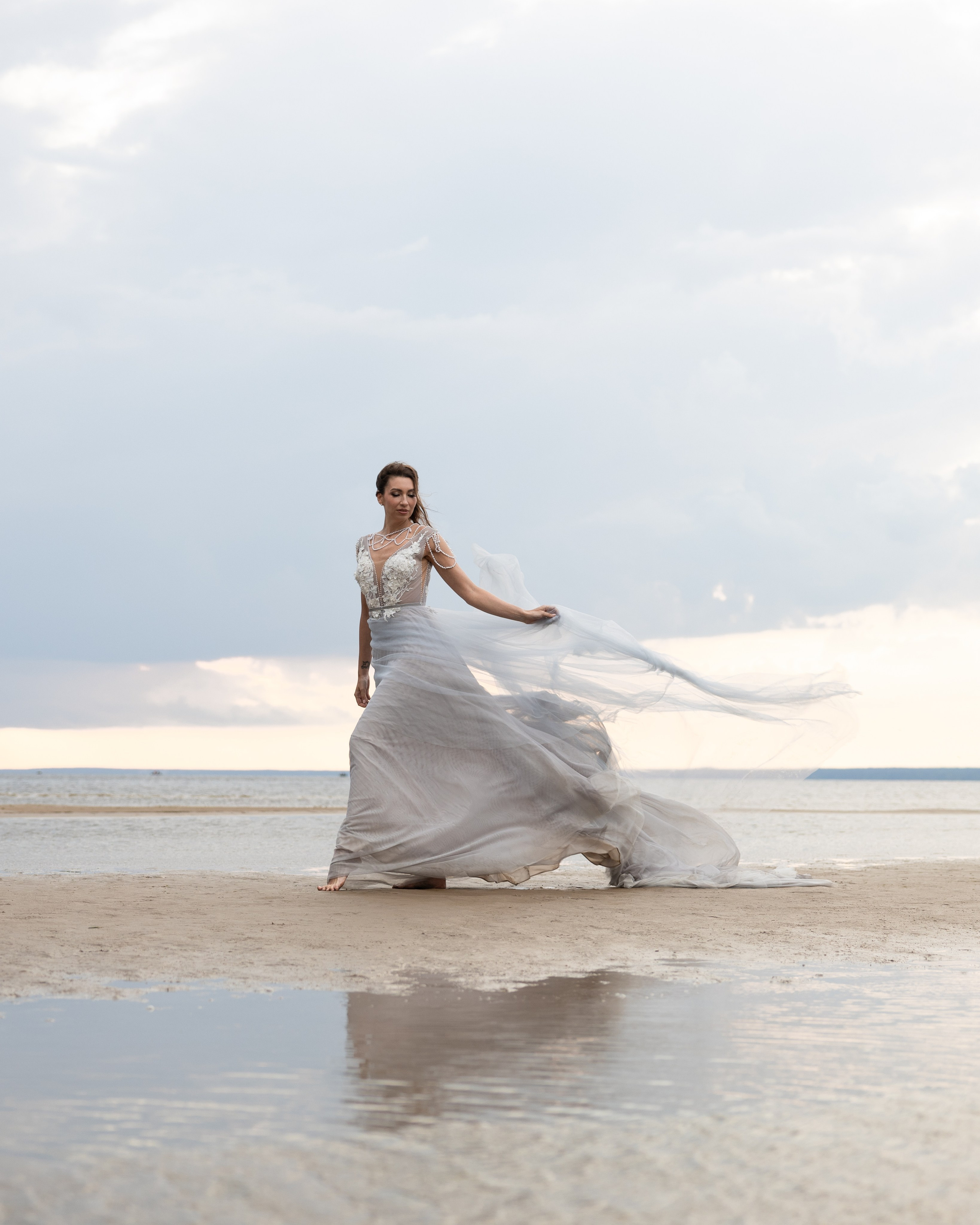 Свадебный ужин для двоих на берегу Финского залива. Фотограф в Санкт-Петербурге Вагнер Юлия