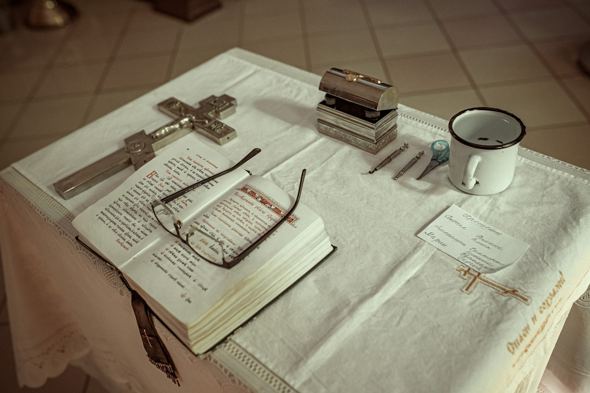 Таинство Крещения Егора. Храм п.Ахтырского. Детский семейный фотограф в Абинске