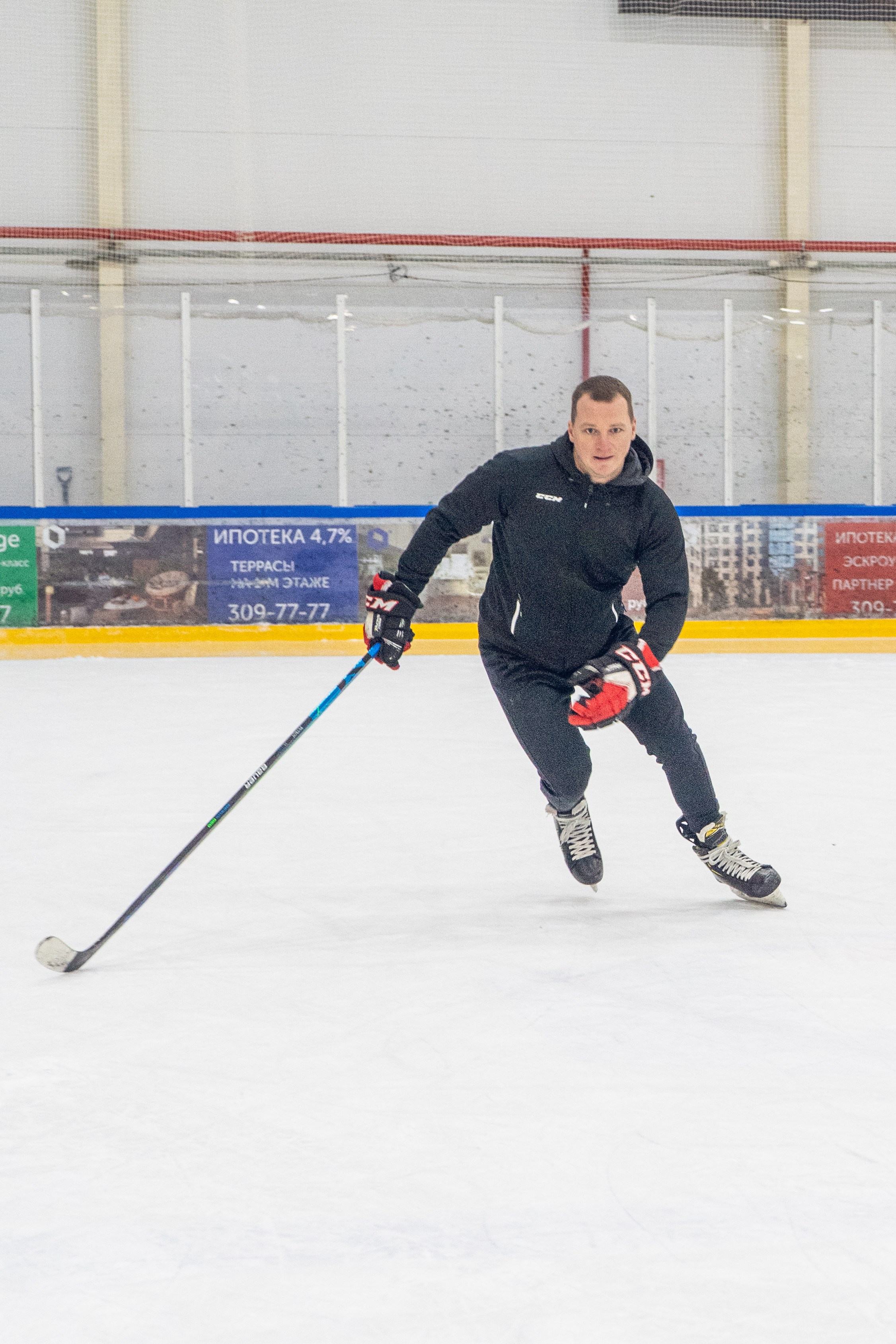 Тренировка по хоккею «ЦМКБ «Алмаз»