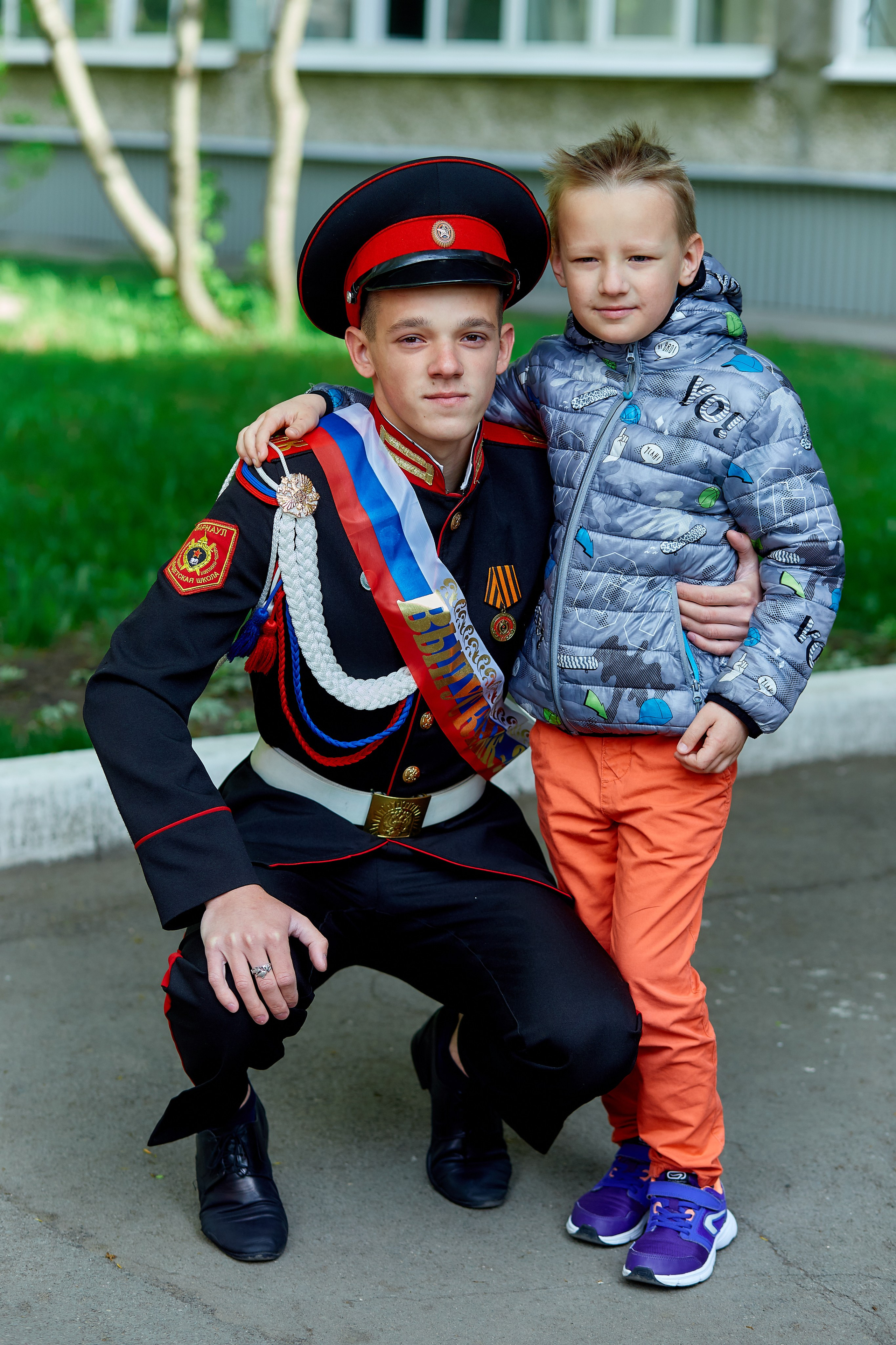 Кадеты последний звонок. Фотограф Вячеслав Фарунин