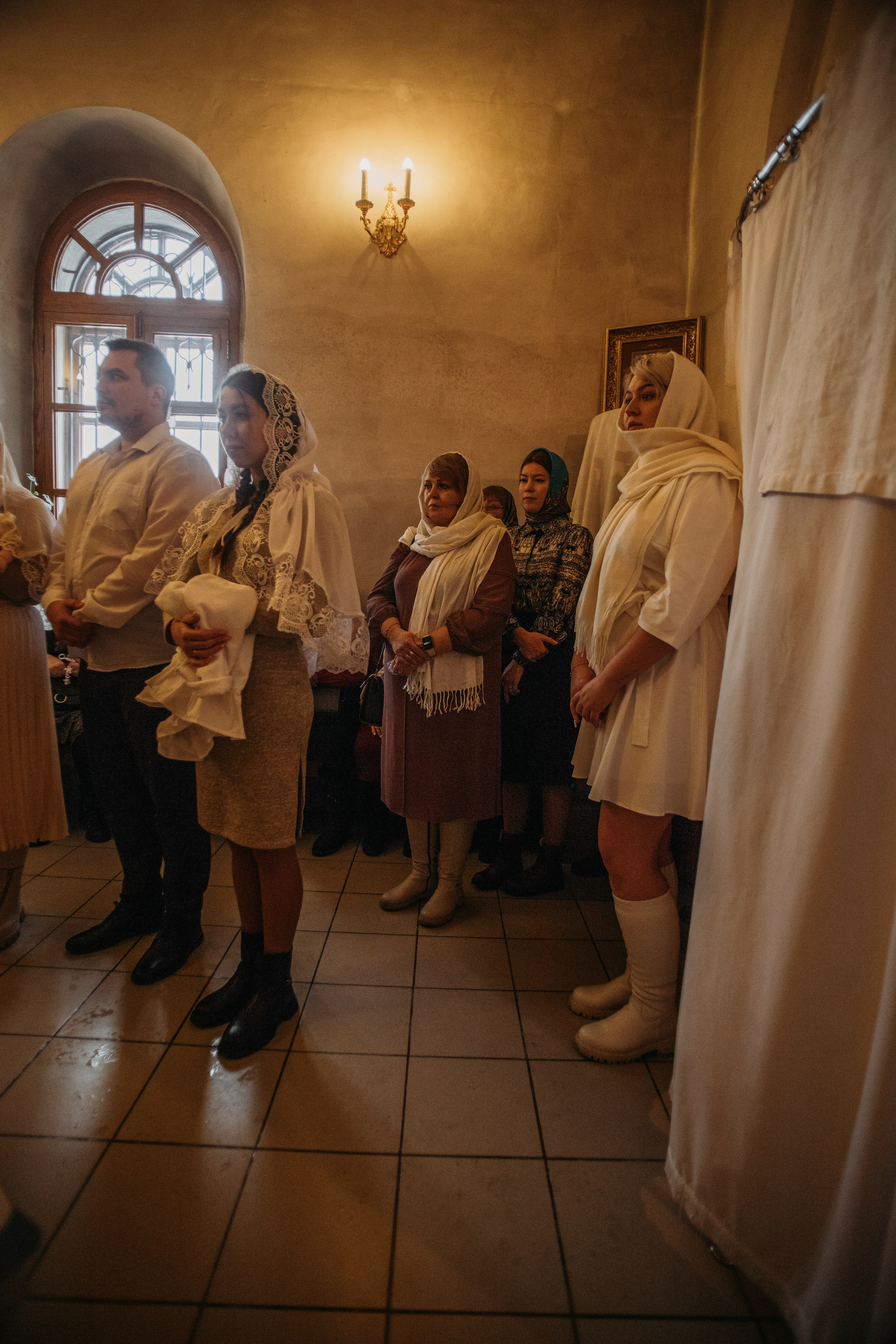 Крещение Аглаи. Венера Гайн. Репортажный фотограф  Тюмень. Обучение фотографии с 0