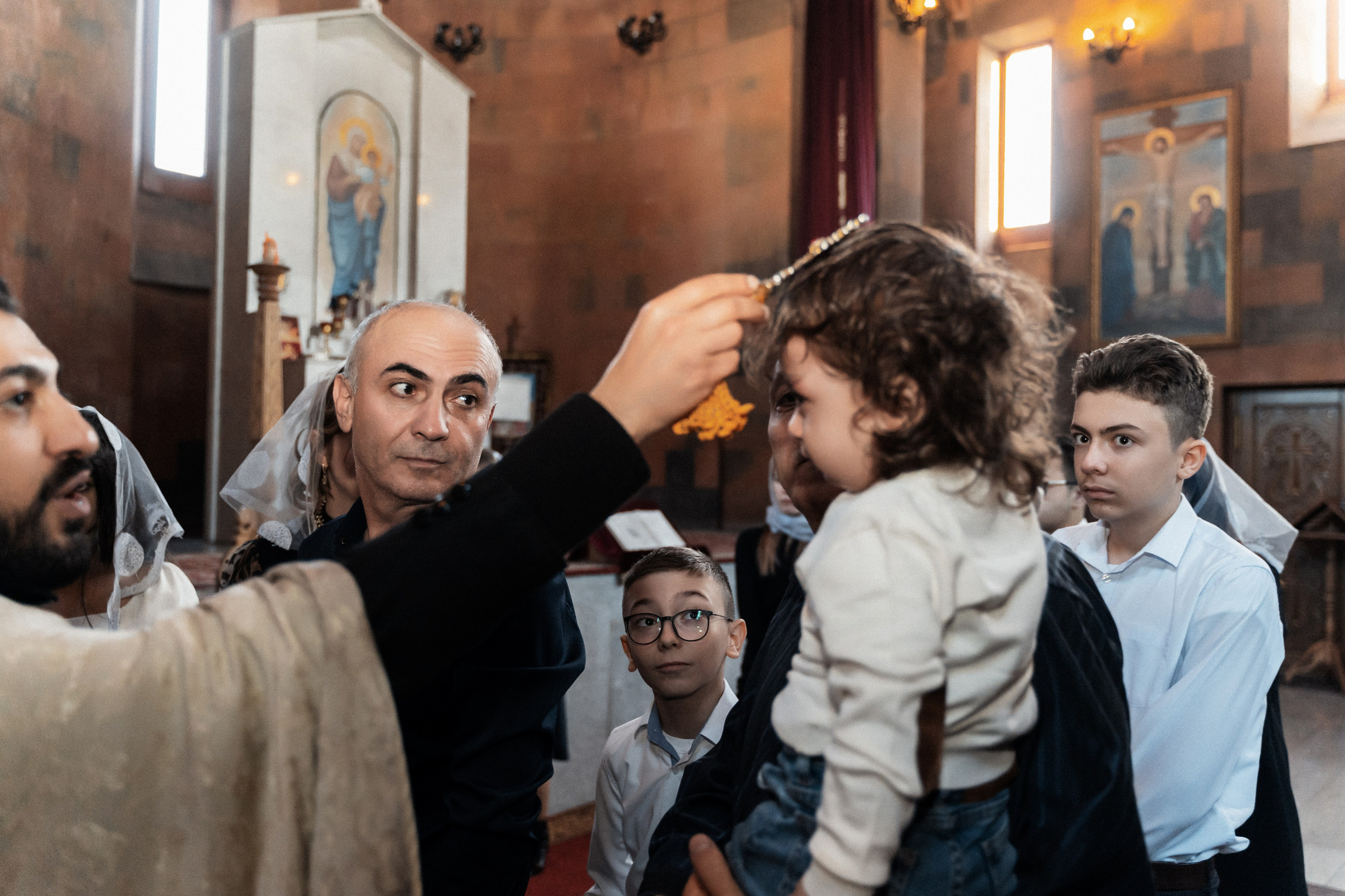Крещение / Մկրտություն. Фотограф Алина Филимонова Тверь