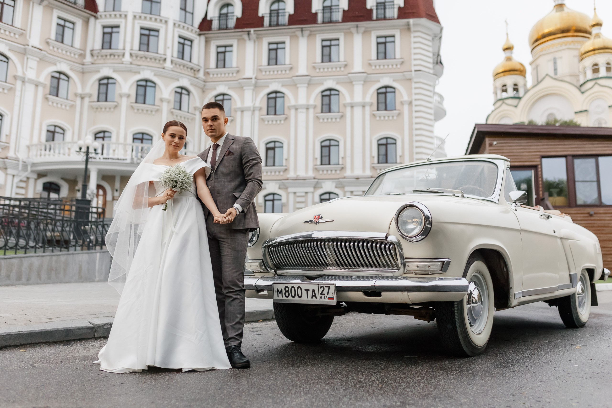 Сборы Sopka. Ретро Волга.Валентина и Иван. Свадебный фотограф в Хабаровске