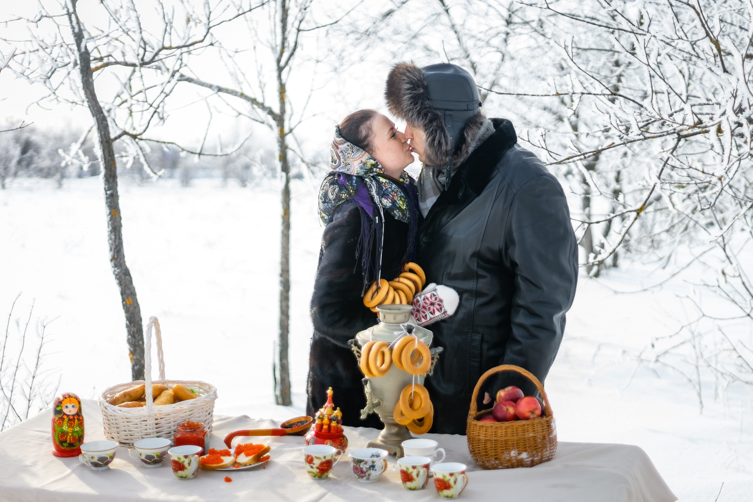 Зимняя в русском народном стиле. Ольга Плаксина фотограф в Саратове