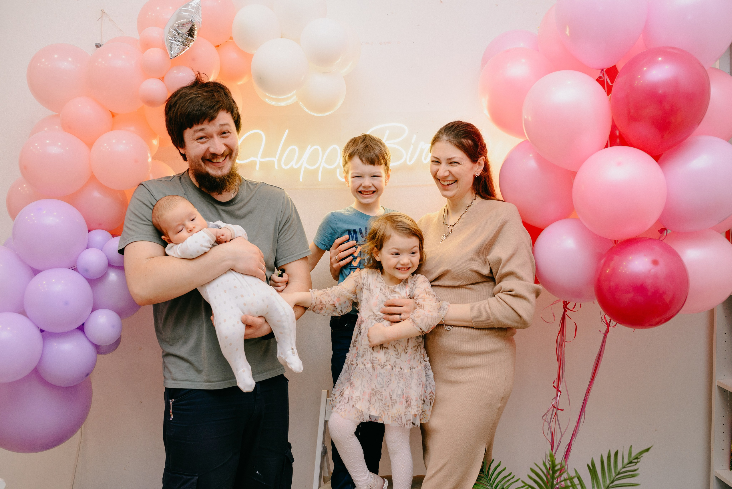 День рождения Марфы. Фотограф на выписку из роддома в Москве и МО
