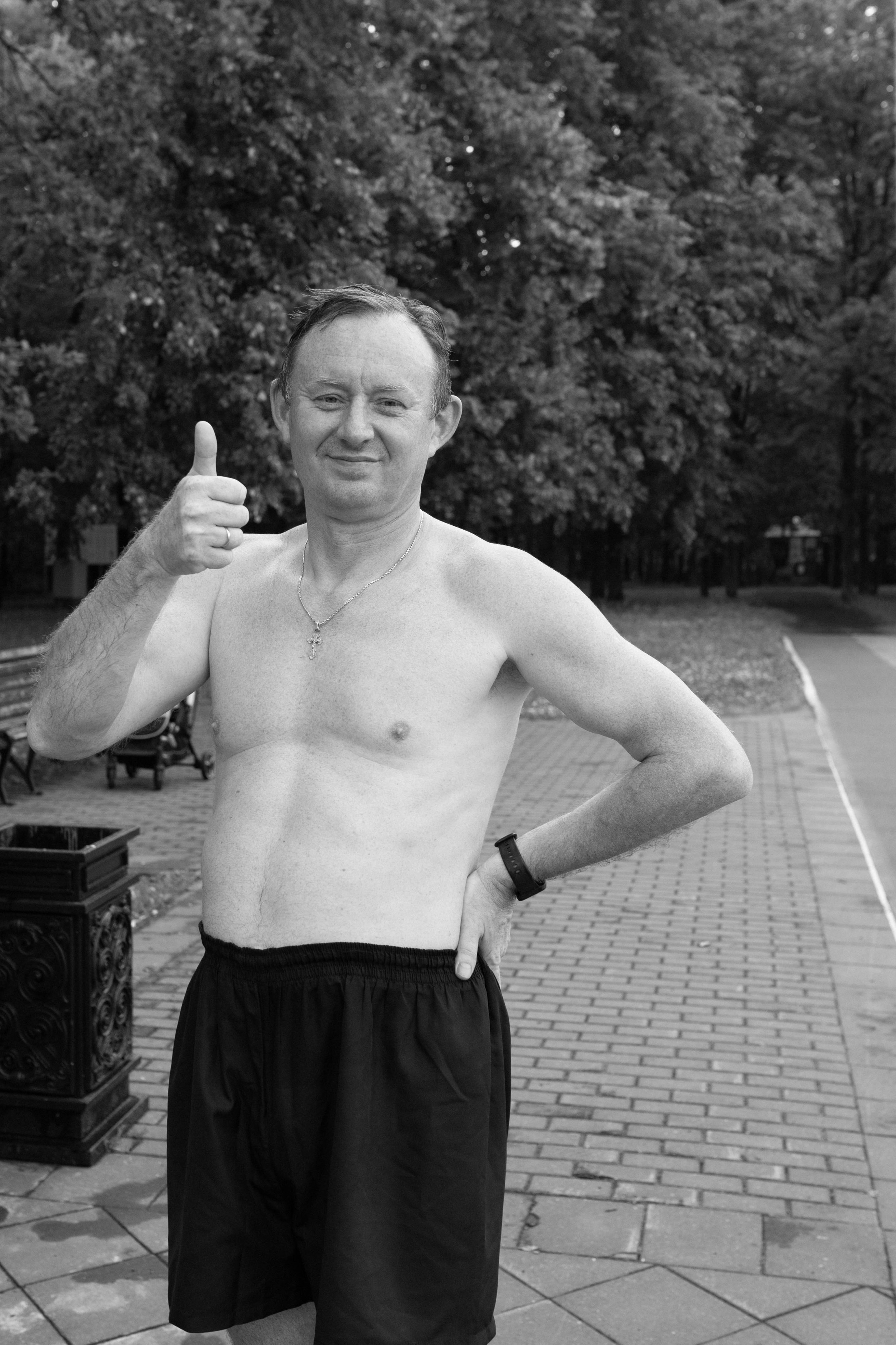 Тренировка сквозь призму чб. Александра Мельниченко/ Бегающий фотограф