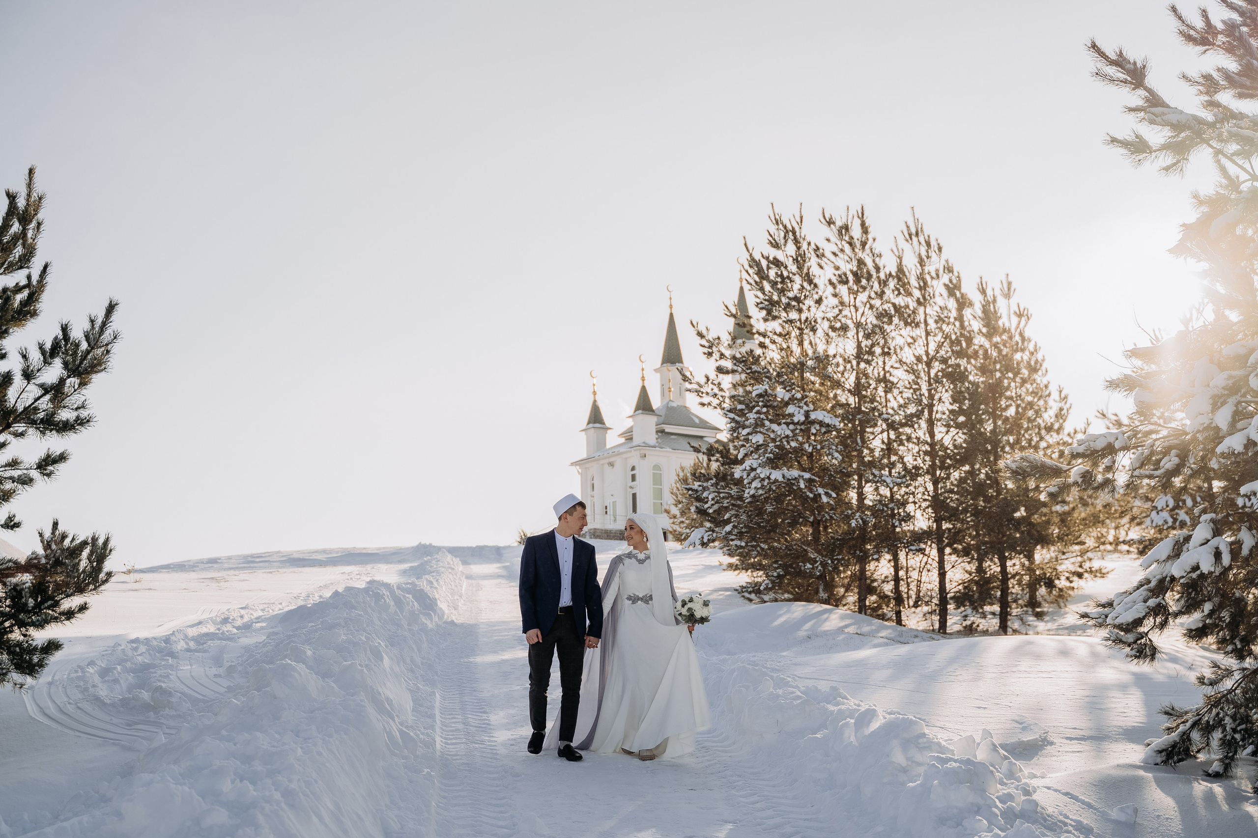 Лилия и Ранис. Свадебный семейный фотограф Ксения Божко Уфа Раевка никах в Нарыстау