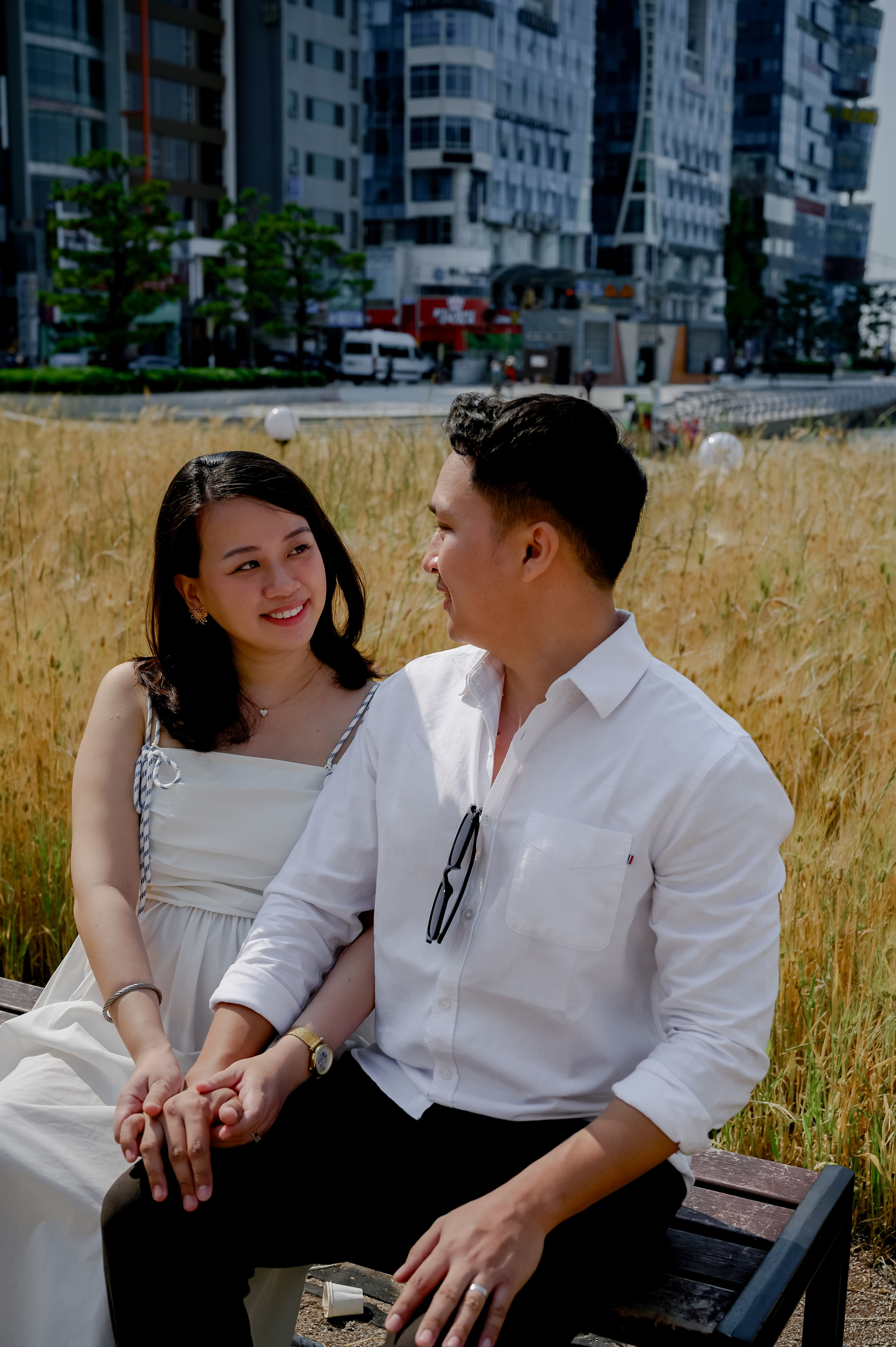 Maternity photoshoot at Gwangalli in Busan. Busan photographer | Фотограф Пусан