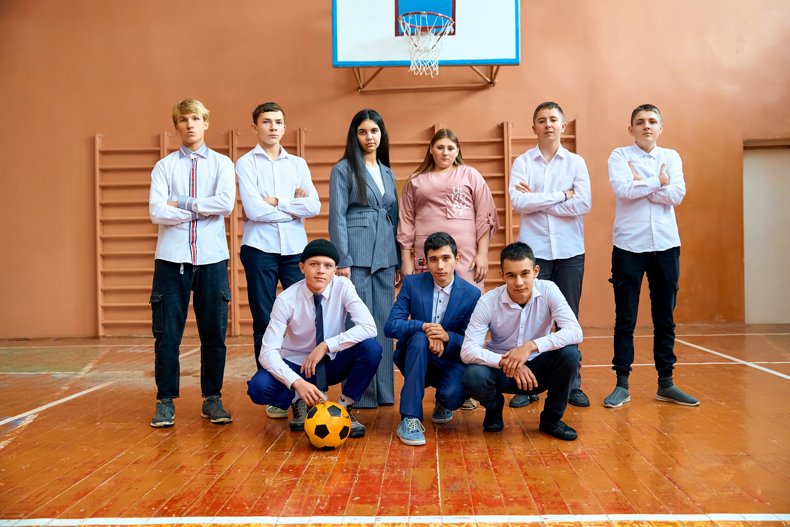 9Б класс Знаменская СОШ выпуск 2025. Фотограф в Орле Павел Черкасов