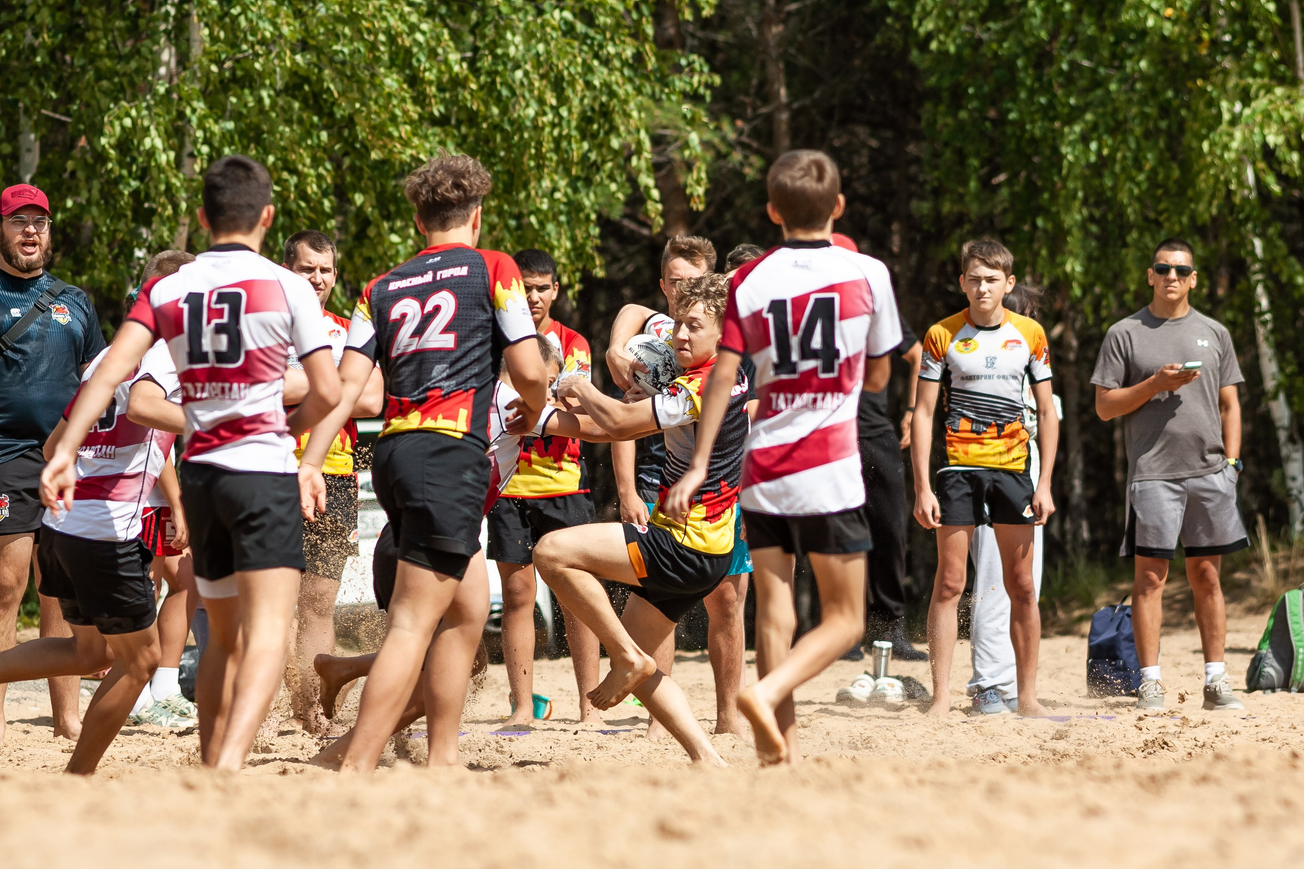 «Кубок «Молота» по пляжному Регби. Фотография