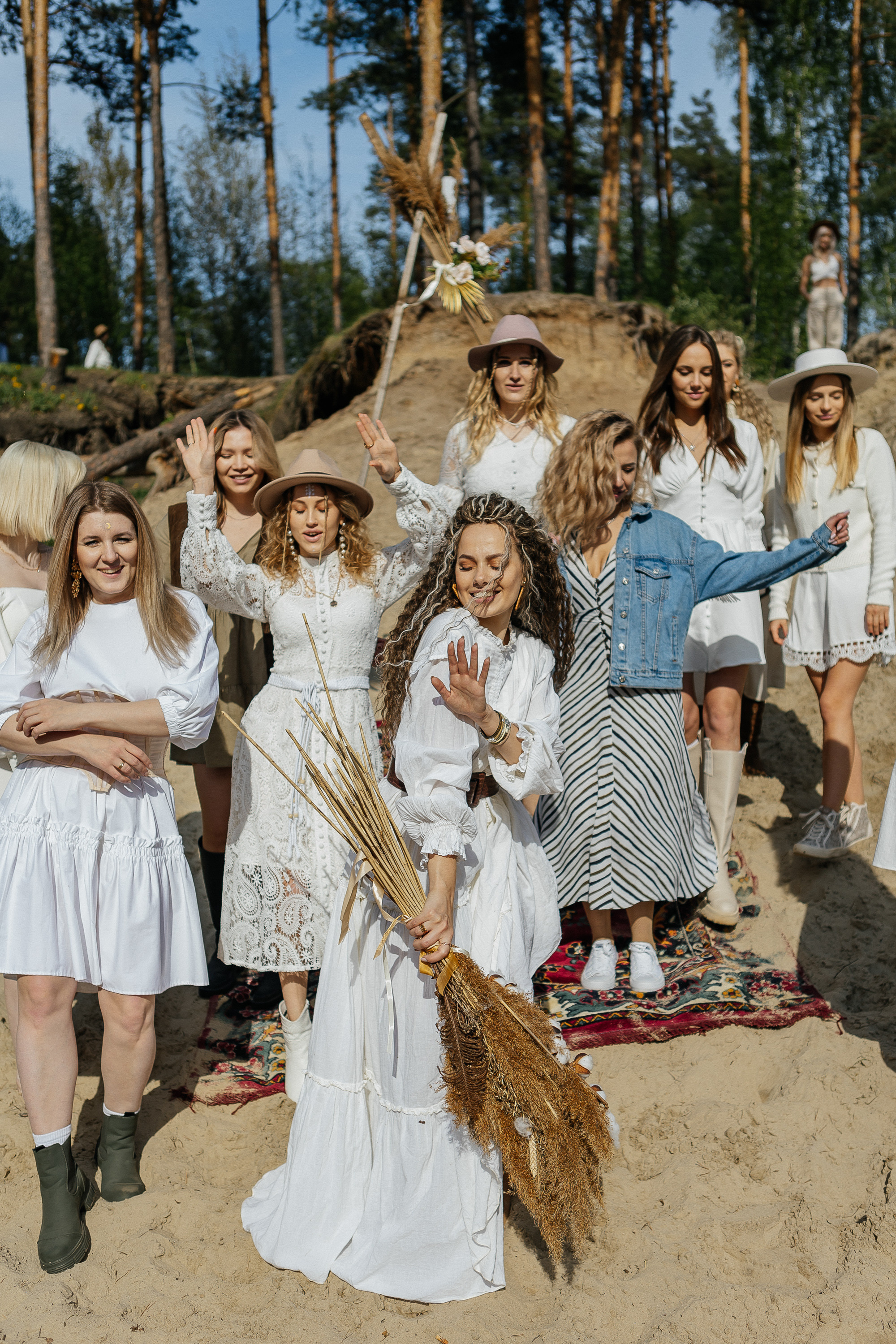 27 лет Любы на природе в стиле бохо. Фотограф Москва, Балашиха, МО. Свадьбы, репортажи, контент, портреты