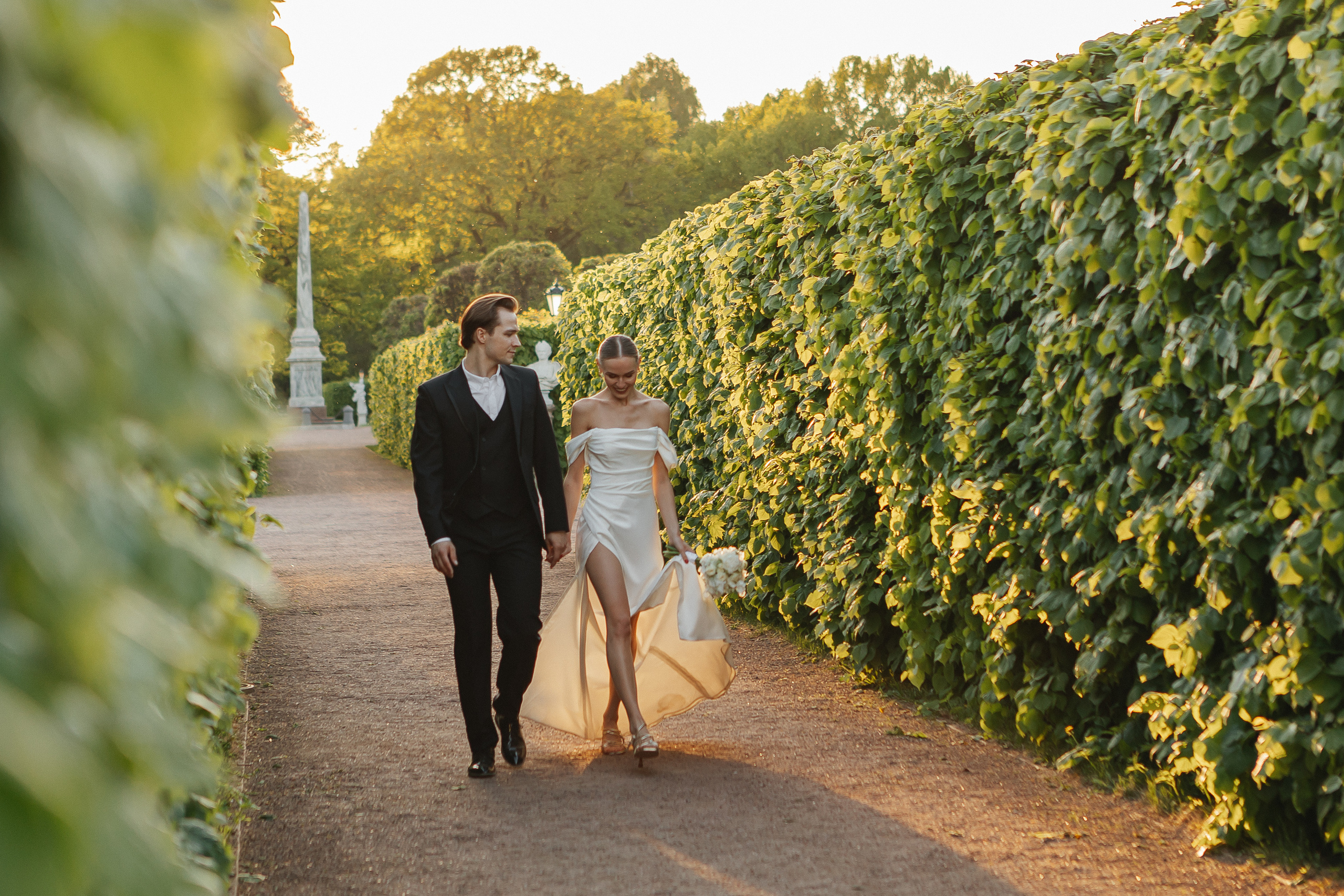 Прогулка в усадьбе Кусково. Фотограф Москва, Балашиха, МО. Свадьбы, репортажи, контент, портреты