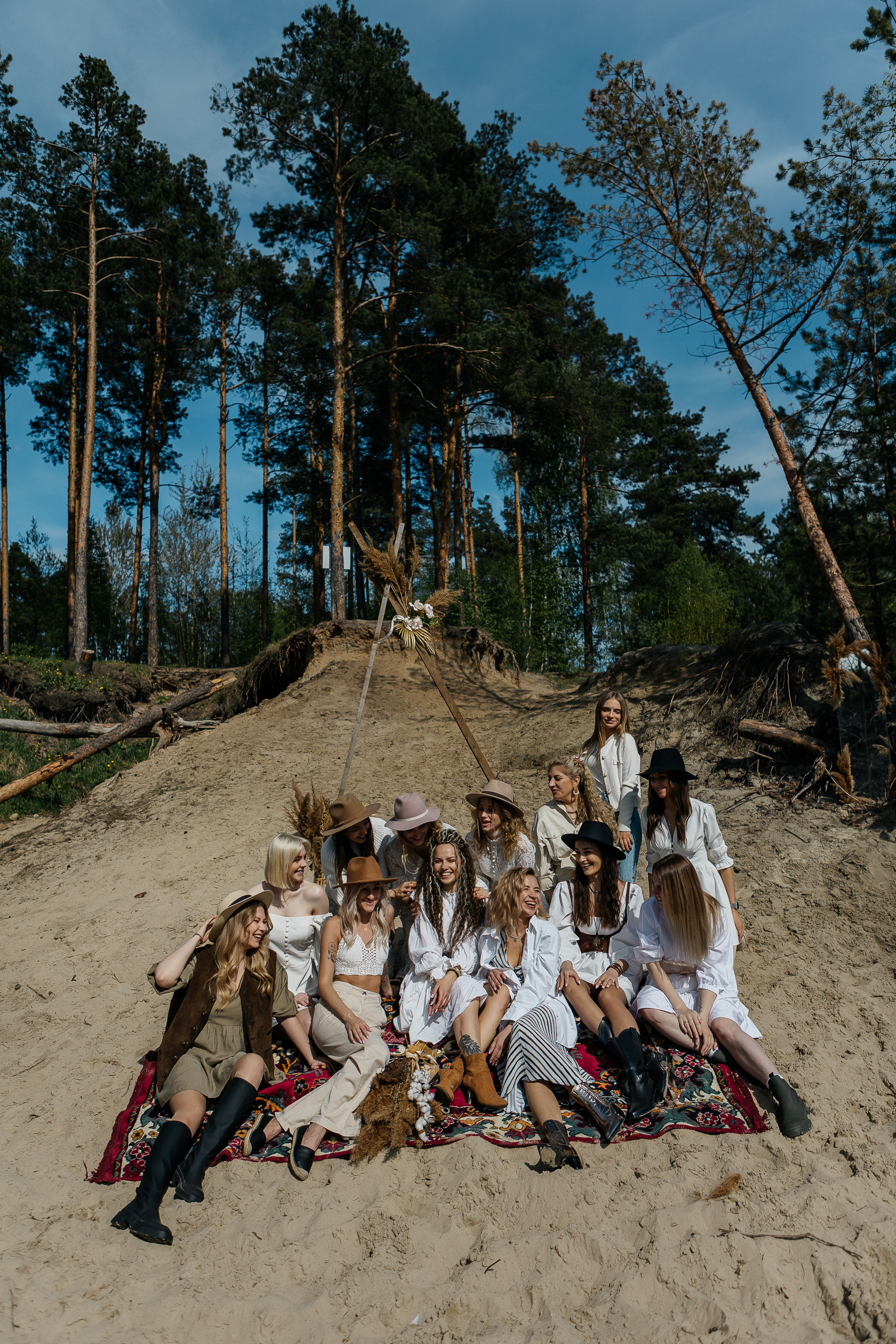 27 лет Любы на природе в стиле бохо. Фотограф Москва, Балашиха, МО. Свадьбы, репортажи, контент, портреты