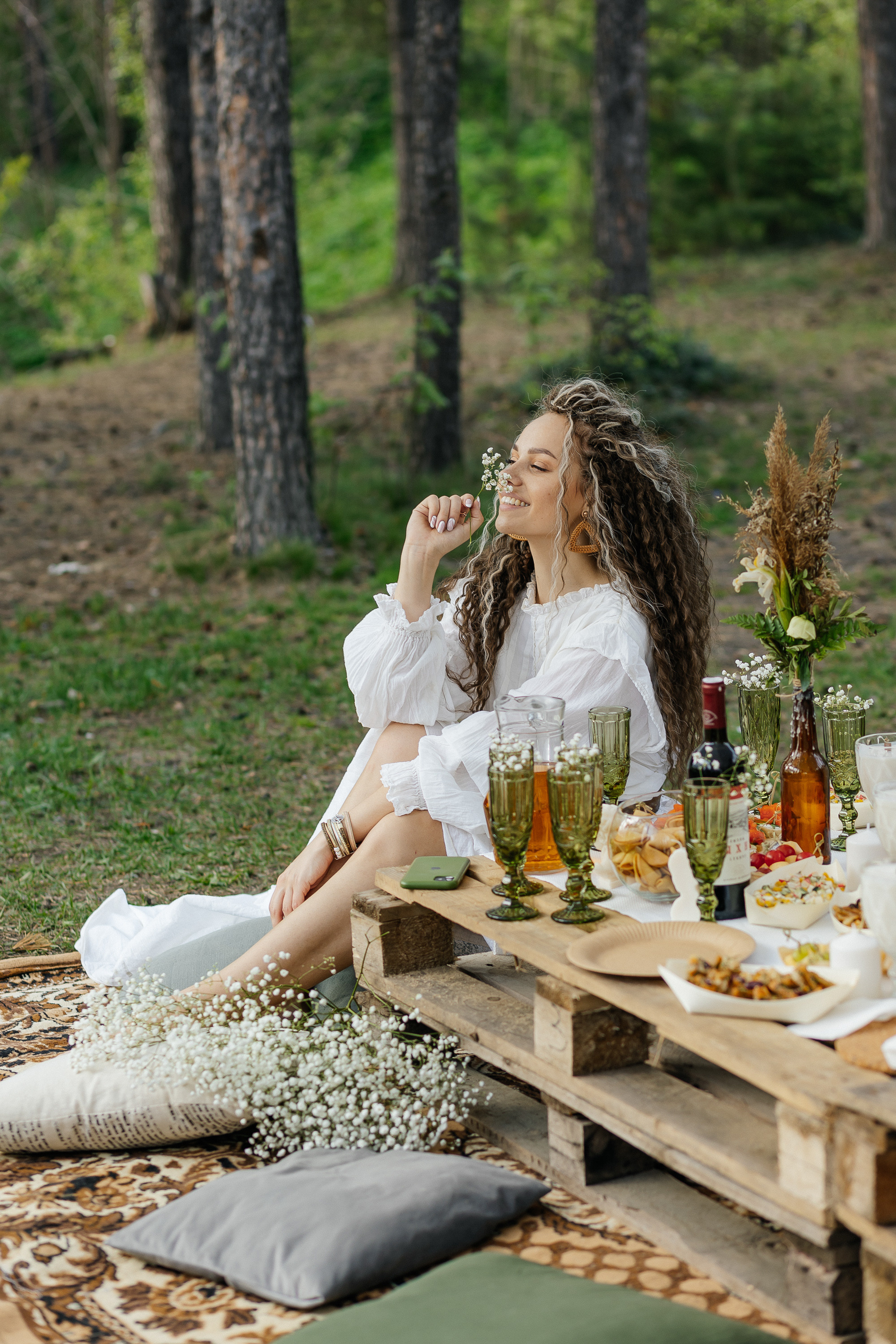 27 лет Любы на природе в стиле бохо. Фотограф Москва, Балашиха, МО. Свадьбы, репортажи, контент, портреты