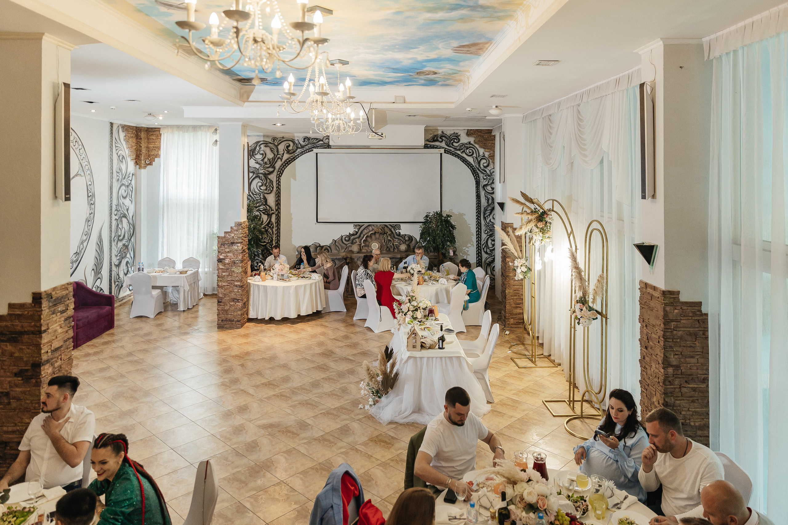 Свадебный банкет в загородном клубе Дольче. Фотограф Москва, Балашиха, МО. Свадьбы, репортажи, контент, портреты