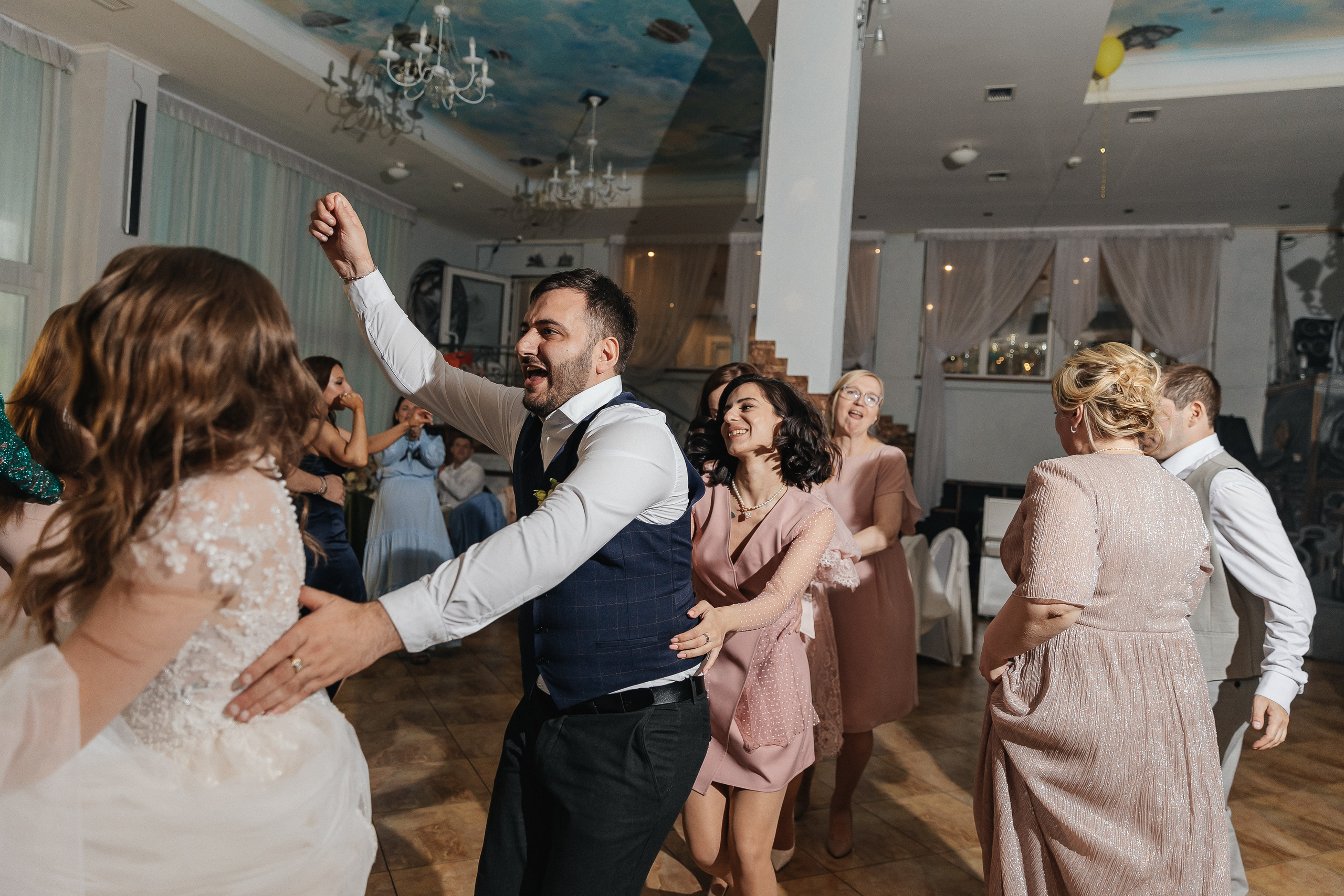 Свадебный банкет в загородном клубе Дольче. Фотограф Москва, Балашиха, МО. Свадьбы, репортажи, контент, портреты