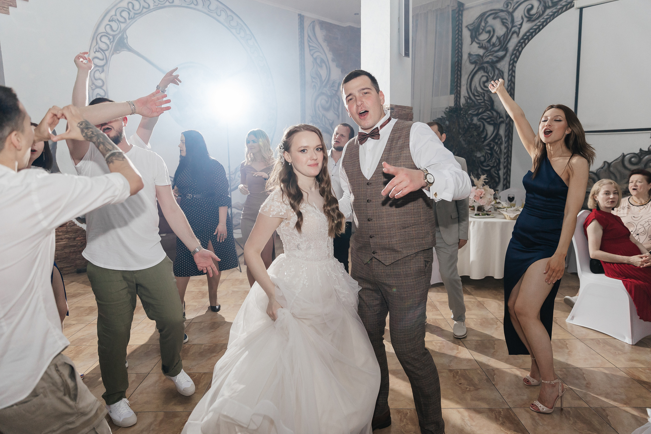 Свадебный банкет в загородном клубе Дольче. Фотограф Москва, Балашиха, МО. Свадьбы, репортажи, контент, портреты