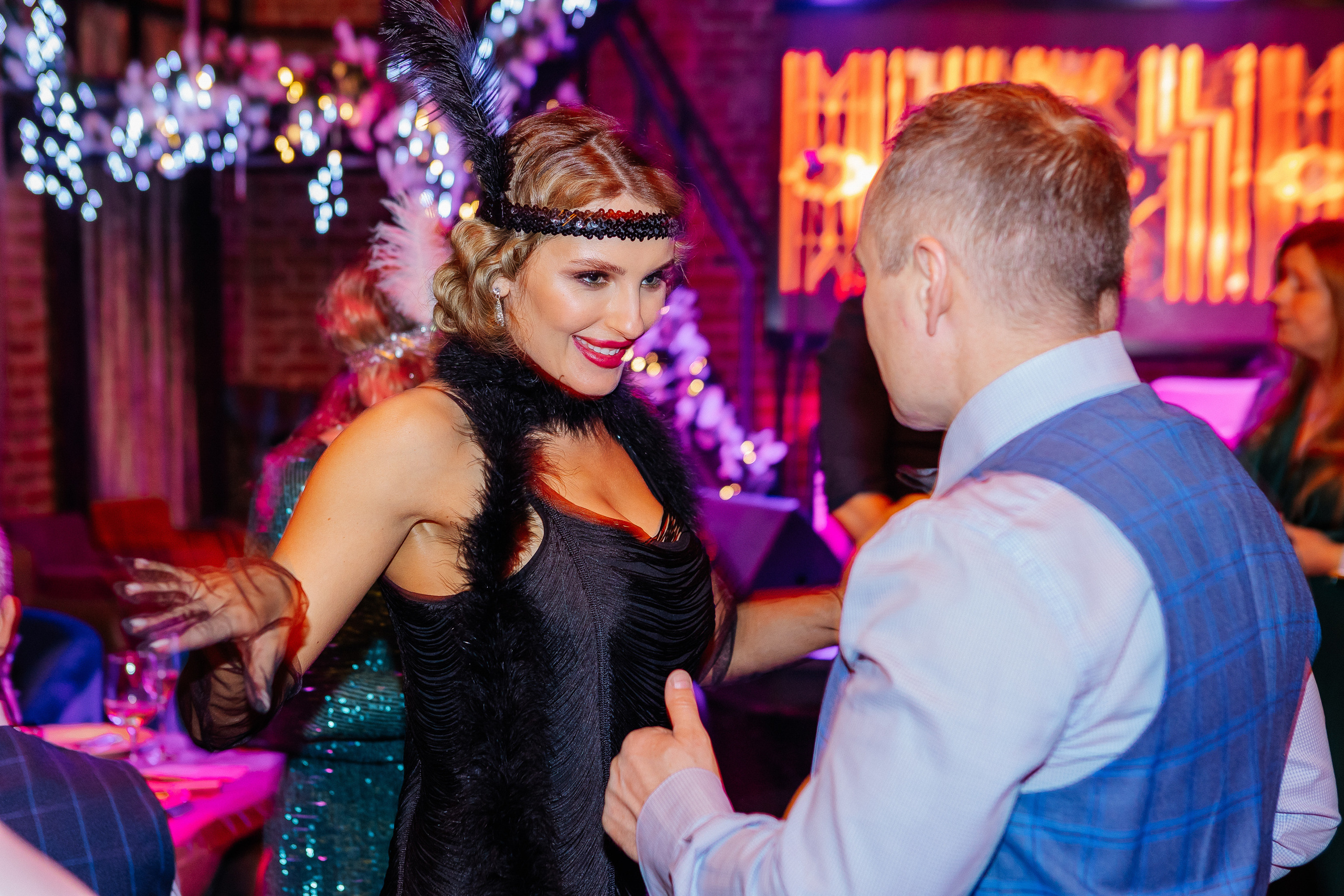 Юбилей Олеси 35 лет в стиле Гэтсби. Фотограф Москва, Балашиха, МО. Свадьбы, репортажи, контент, портреты