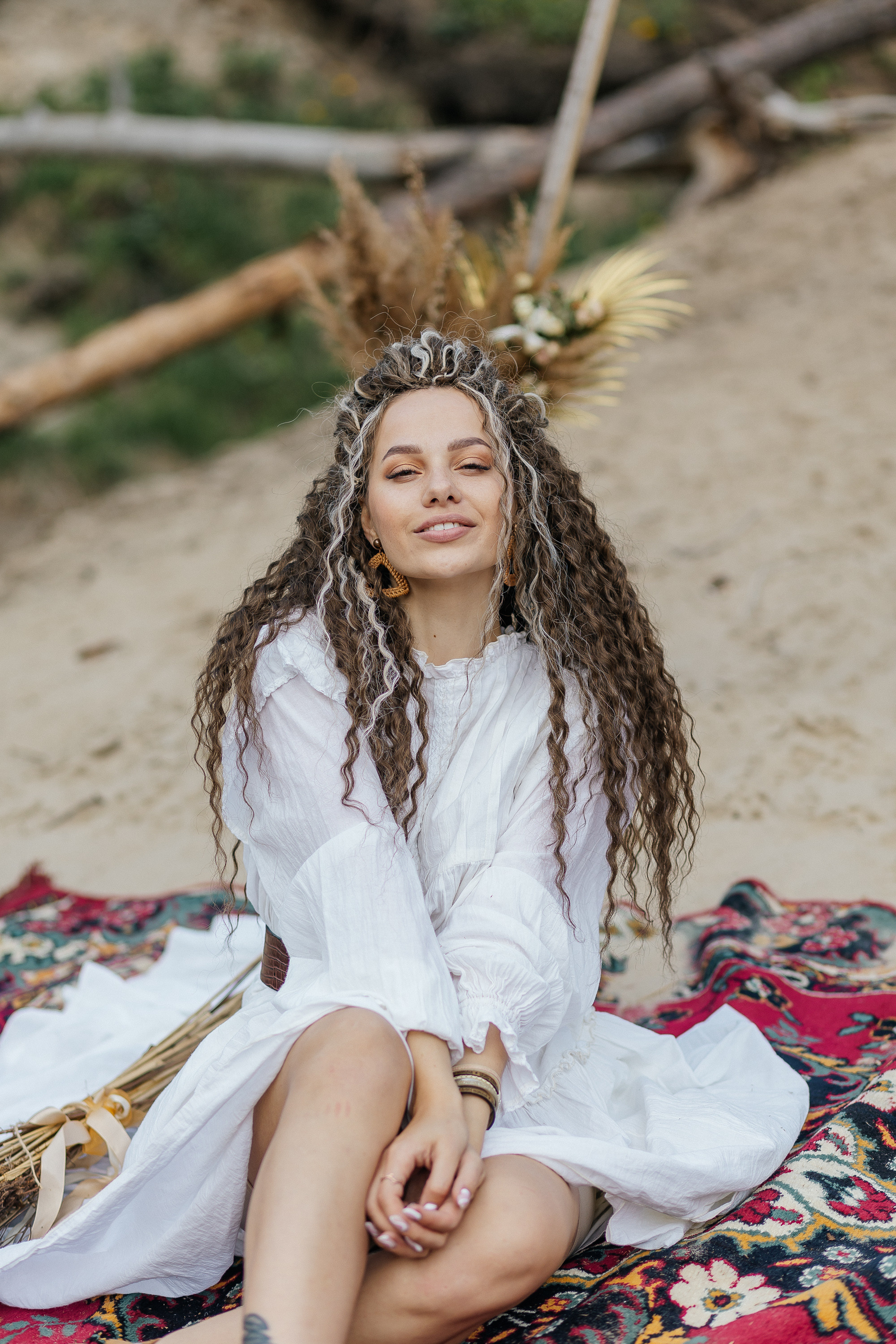 27 лет Любы на природе в стиле бохо. Фотограф Москва, Балашиха, МО. Свадьбы, репортажи, контент, портреты