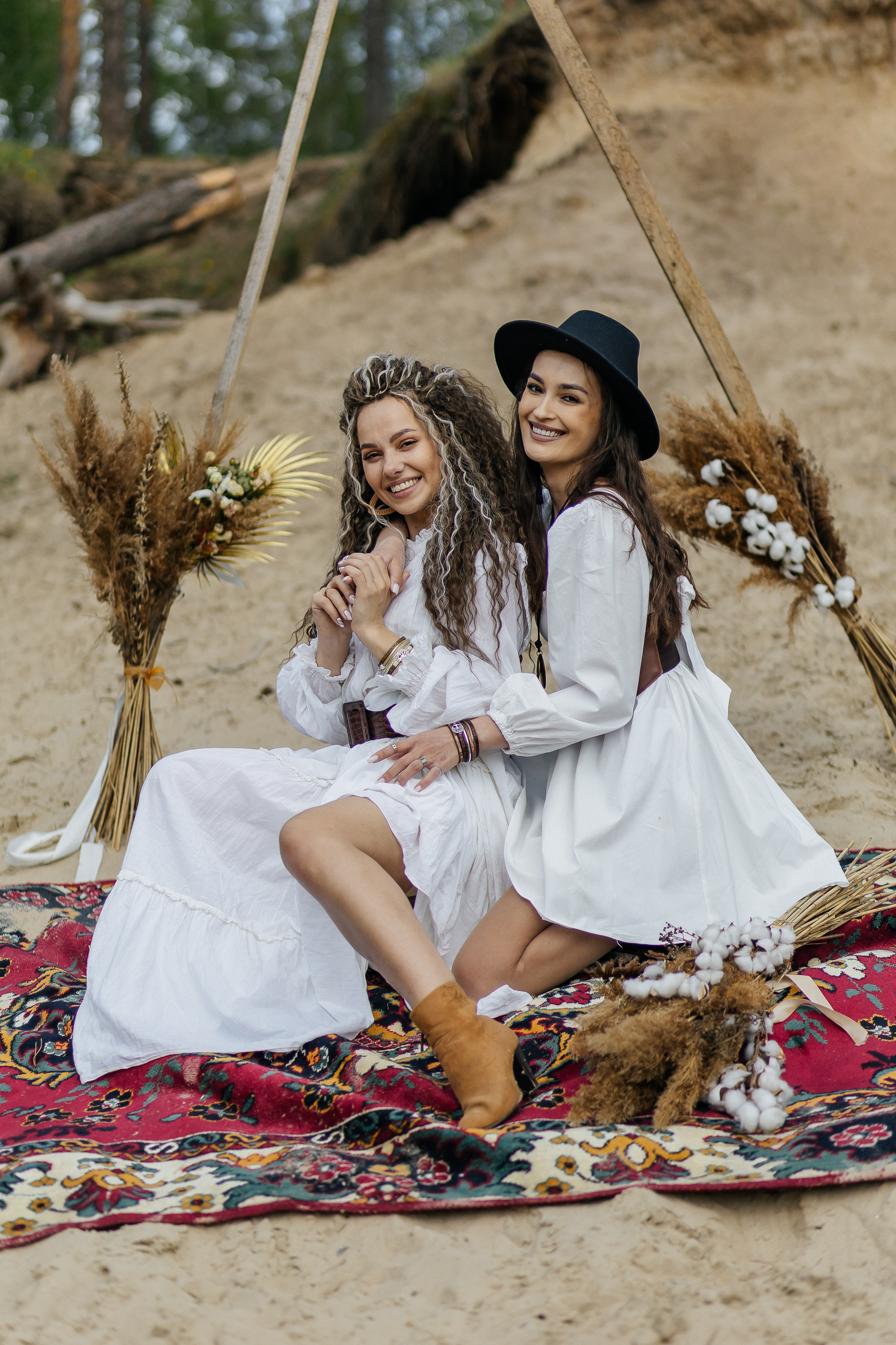 27 лет Любы на природе в стиле бохо. Фотограф Москва, Балашиха, МО. Свадьбы, репортажи, контент, портреты