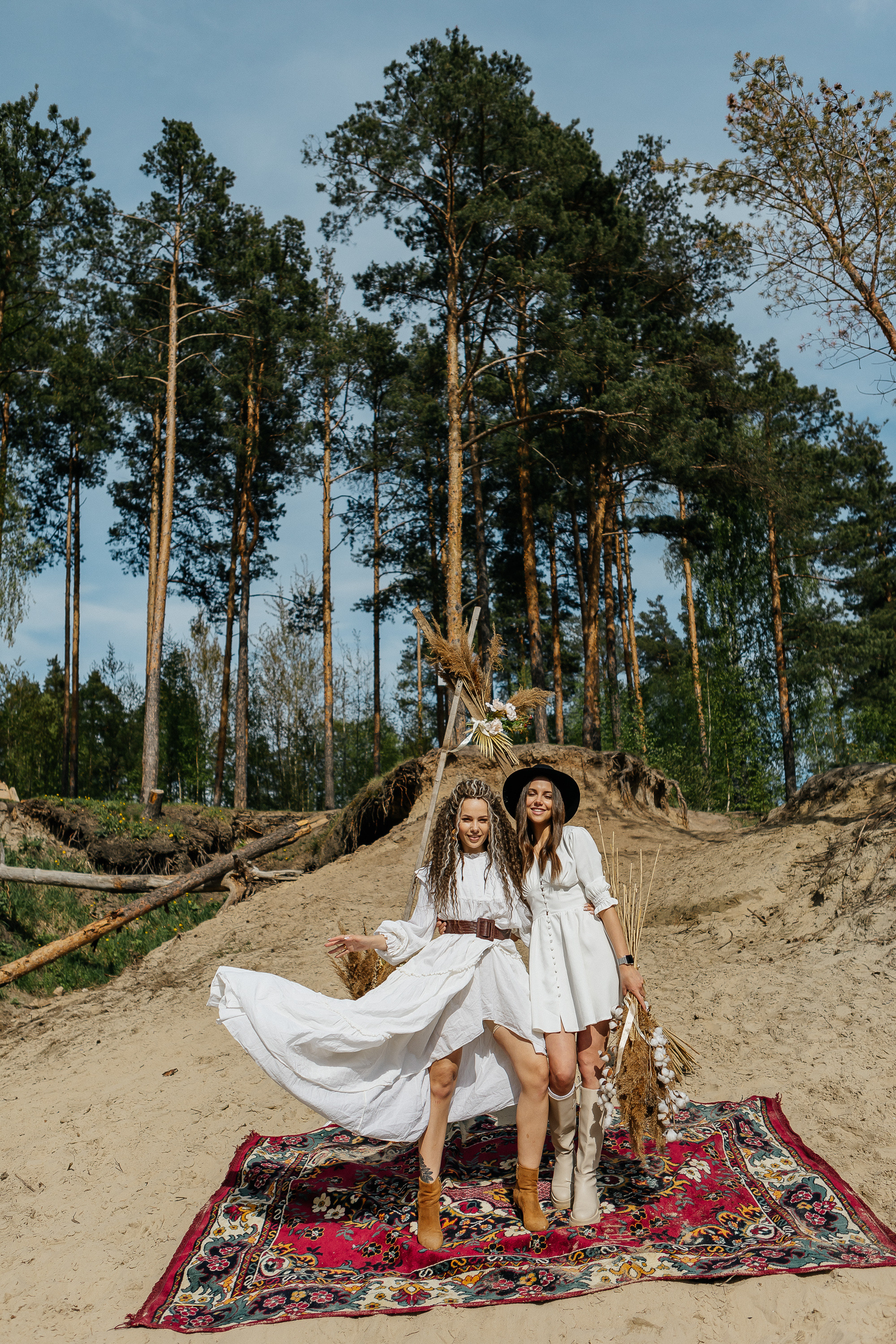 27 лет Любы на природе в стиле бохо. Фотограф Москва, Балашиха, МО. Свадьбы, репортажи, контент, портреты