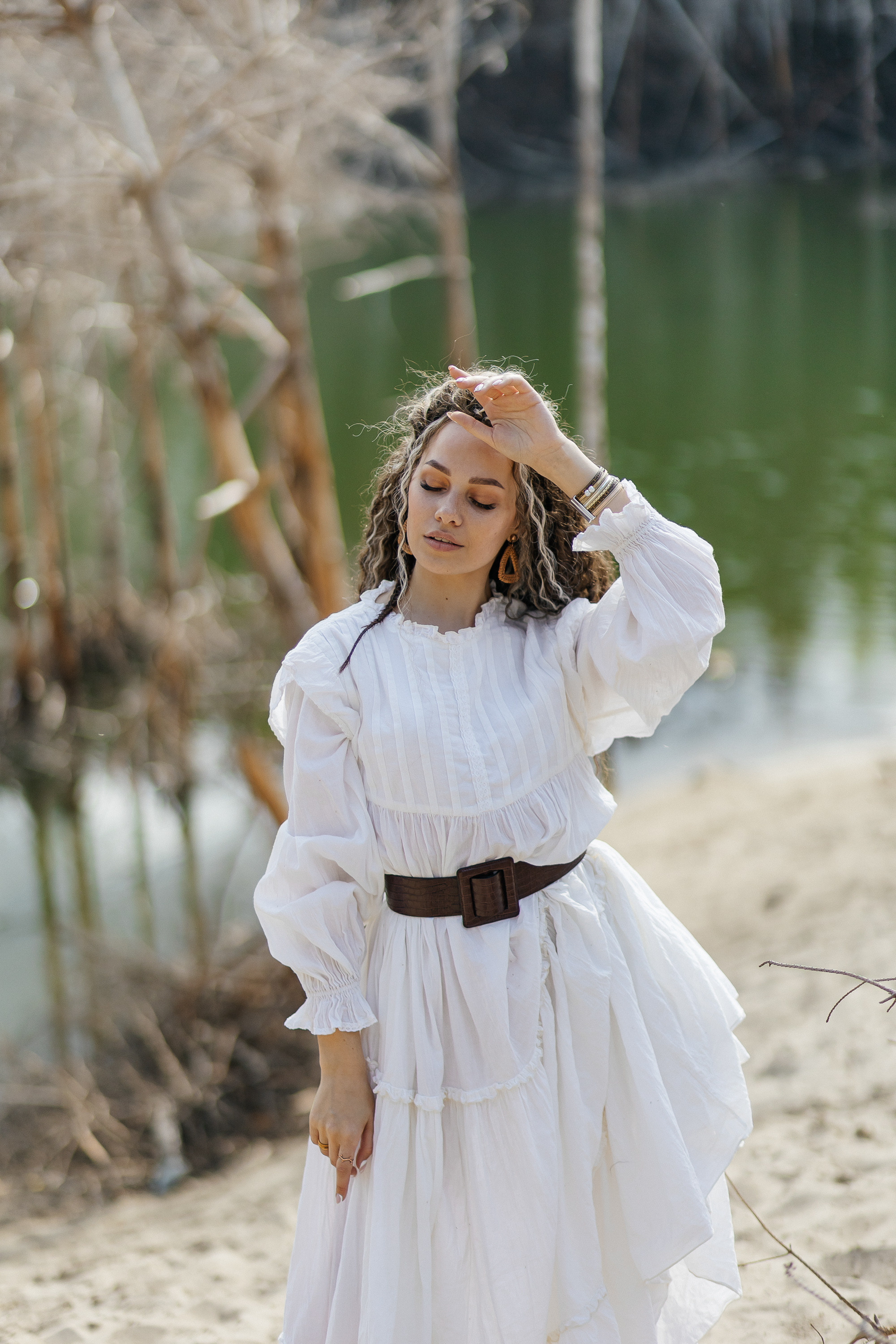 27 лет Любы на природе в стиле бохо. Фотограф Москва, Балашиха, МО. Свадьбы, репортажи, контент, портреты