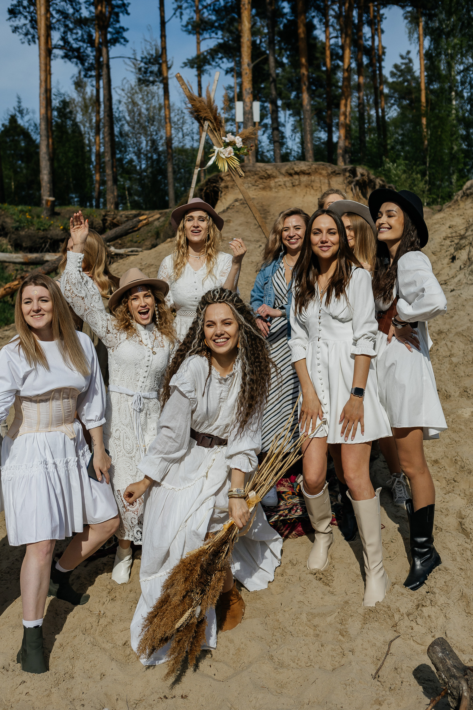 27 лет Любы на природе в стиле бохо. Фотограф Москва, Балашиха, МО. Свадьбы, репортажи, контент, портреты