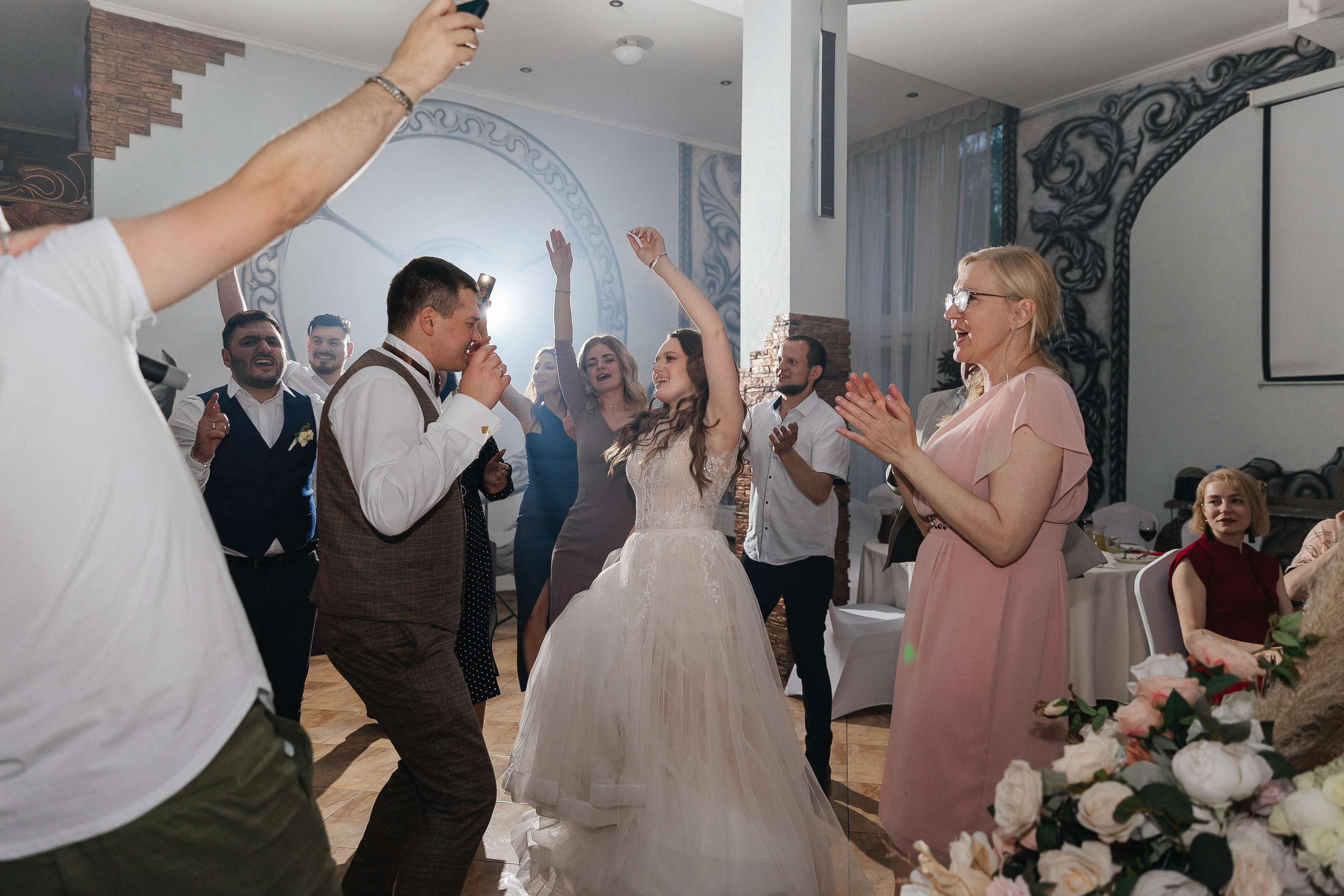 Свадебный банкет в загородном клубе Дольче. Фотограф Москва, Балашиха, МО. Свадьбы, репортажи, контент, портреты