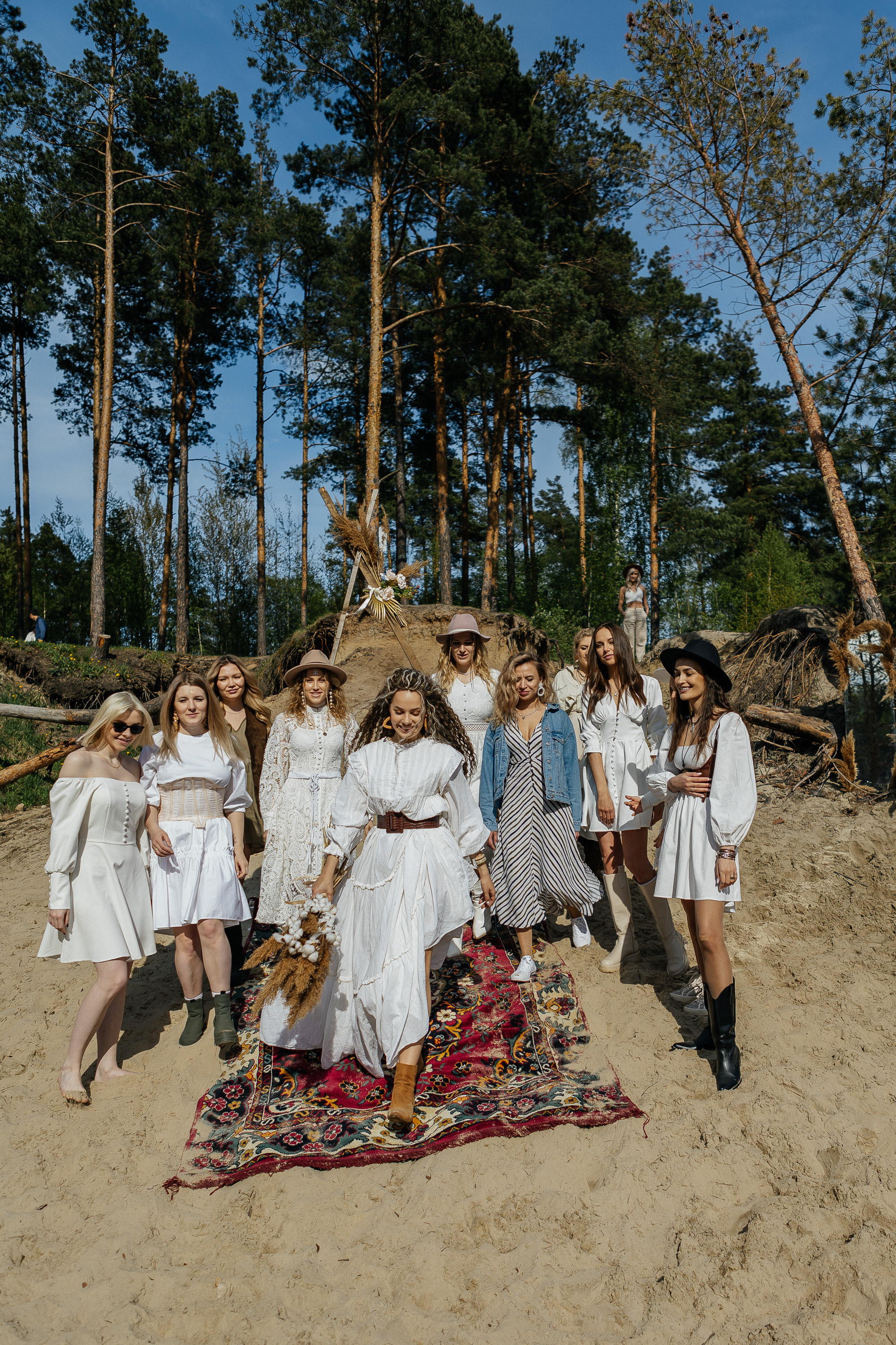 27 лет Любы на природе в стиле бохо. Фотограф Москва, Балашиха, МО. Свадьбы, репортажи, контент, портреты