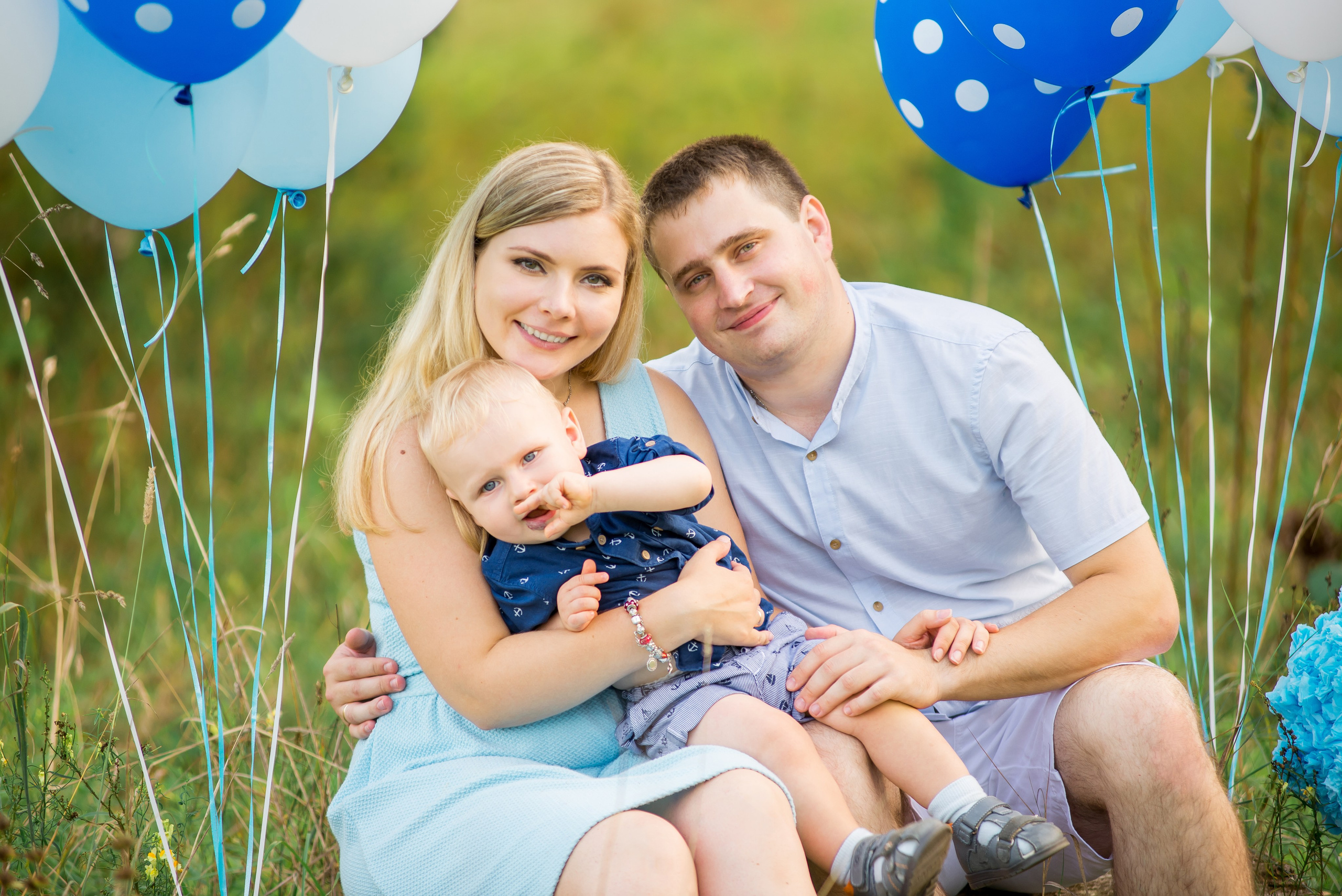 Вова, Маша и маленький Серёжа. Свадебный фотограф в Рязани Вагнер Владимир