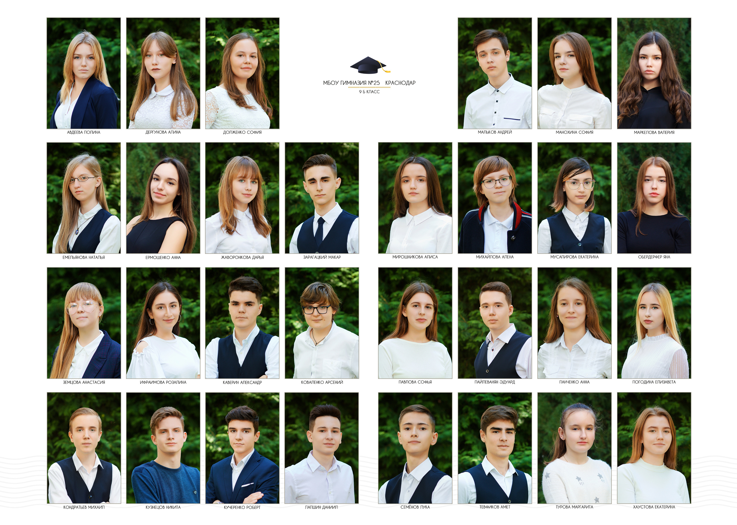 Пример школьного альбома на 4 разворота. Профессиональный фотограф в Краснодаре Виталий Васькович