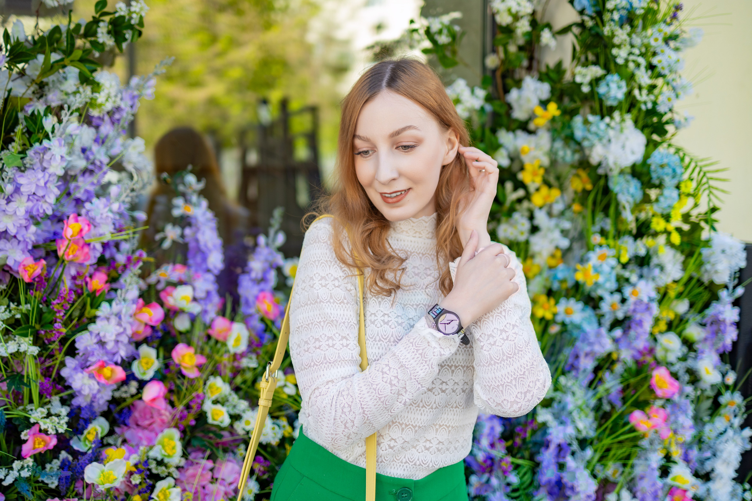 Весенняя прогулка с Еленой по Патриаршим. Репортажный, семейный и студийный фотограф в Москве Демин Алексей