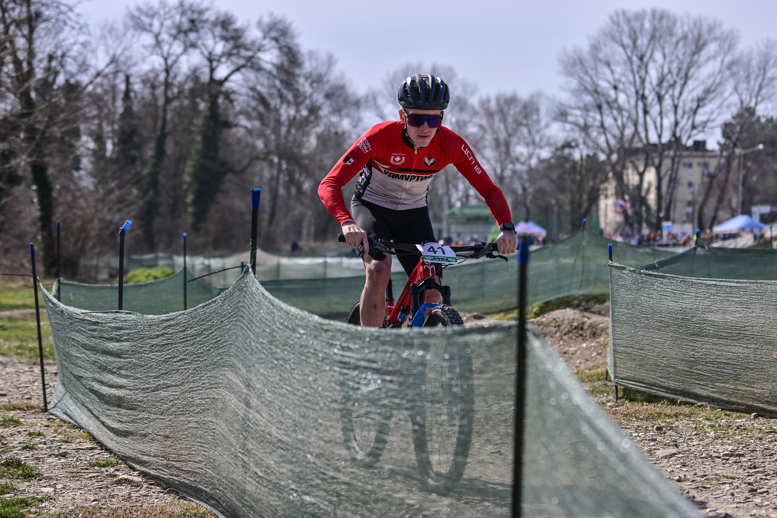 Маунтинбайк, кросс-кантри в Архипо-Осиповке 16 марта 2025. Спортивный фотограф, фотожурналист Павел Ларькин