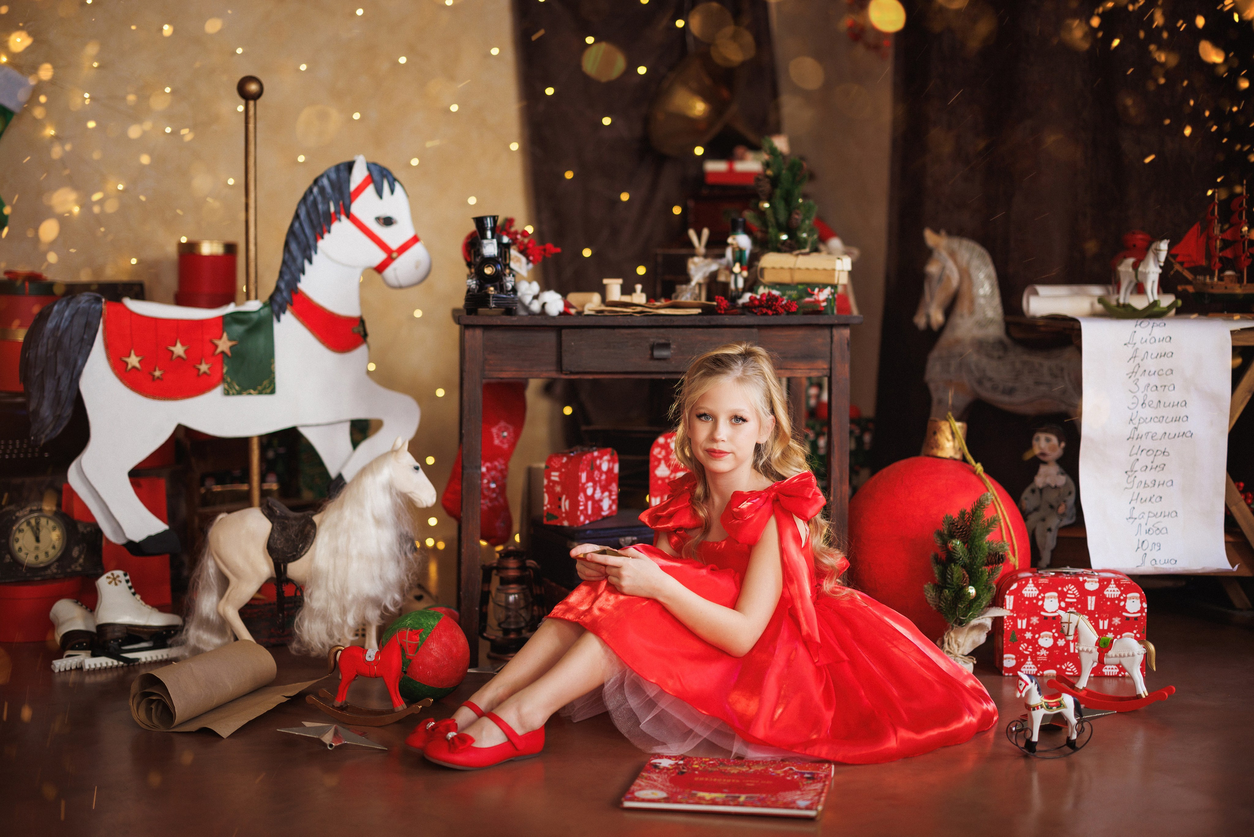 Новогодняя фотосессия в фотостудии «Эль», город Краснодар. Семейный и детский фотограф в Краснодаре Анна Трашкова