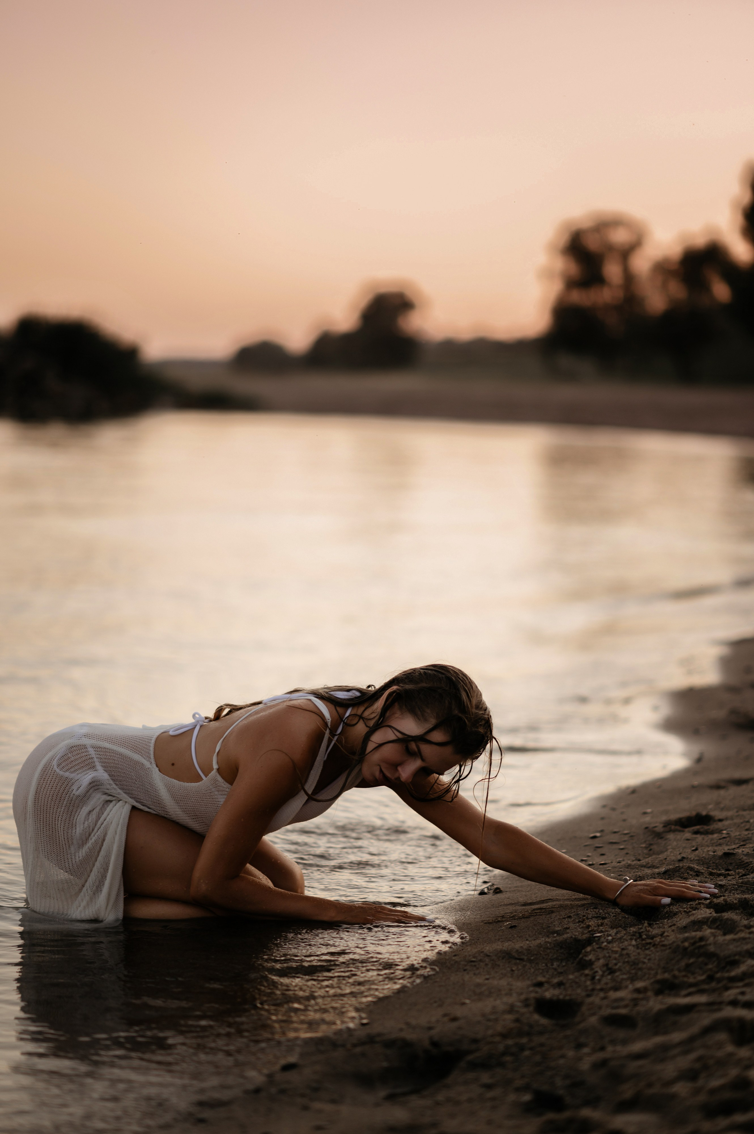 Закат на пляже. Главная