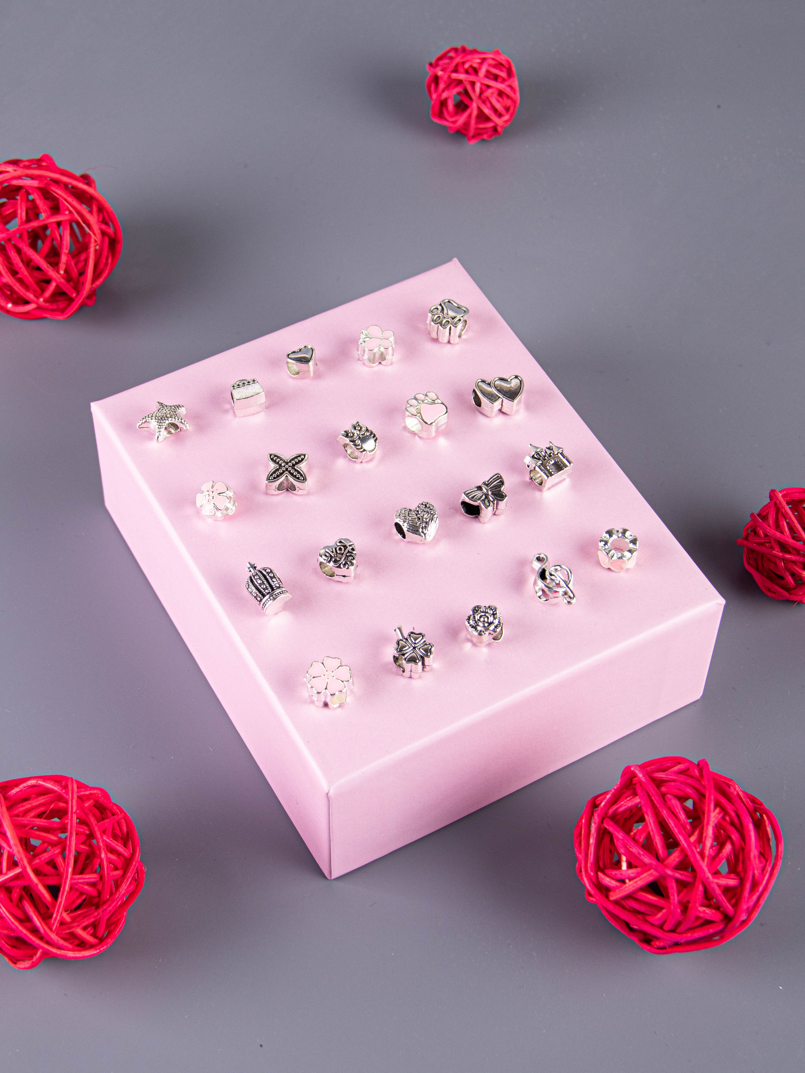 Наборы по созданию браслетов (розовый). «Матрица»