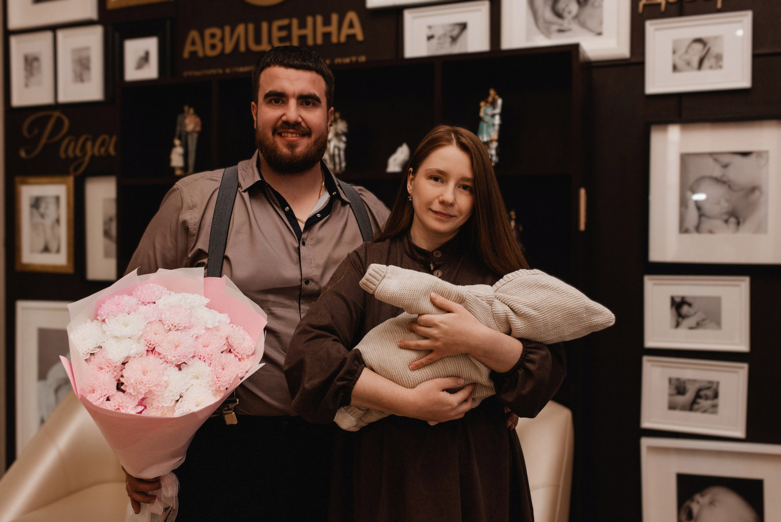 Выписка из роддома для Светланы. Фотограф в Новосибирске Анастасия Курто