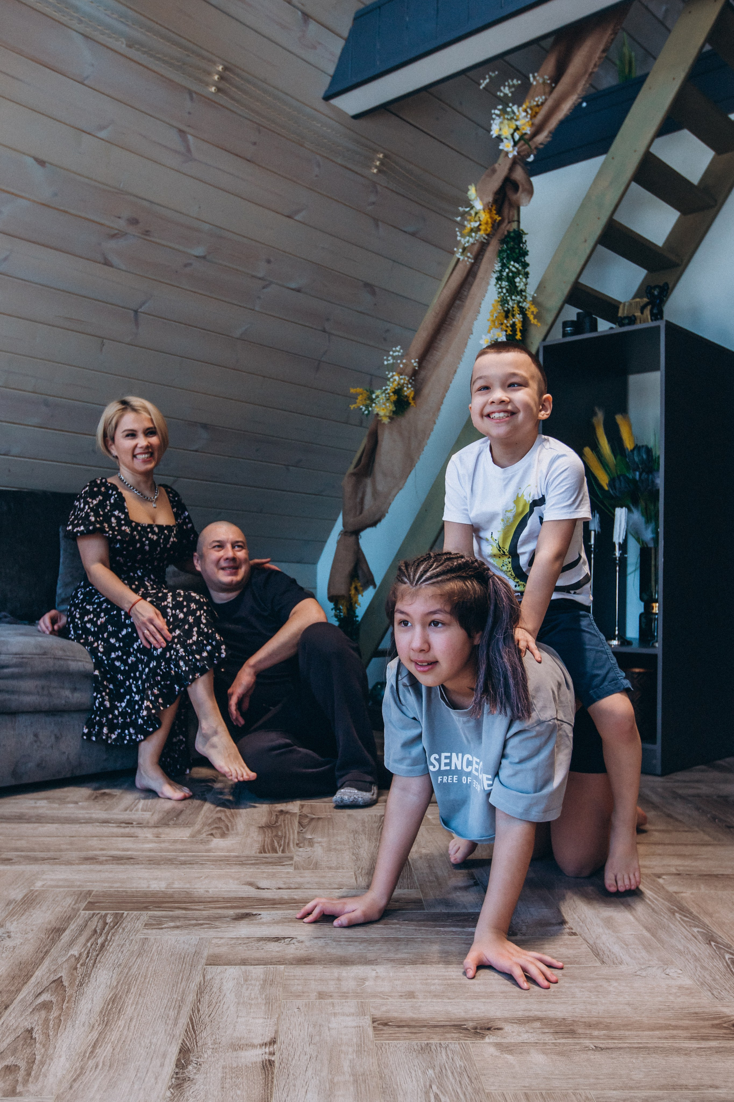 Дружная семья. Семейный фотограф Нижневартовск Тюмень Ефимова Ирина