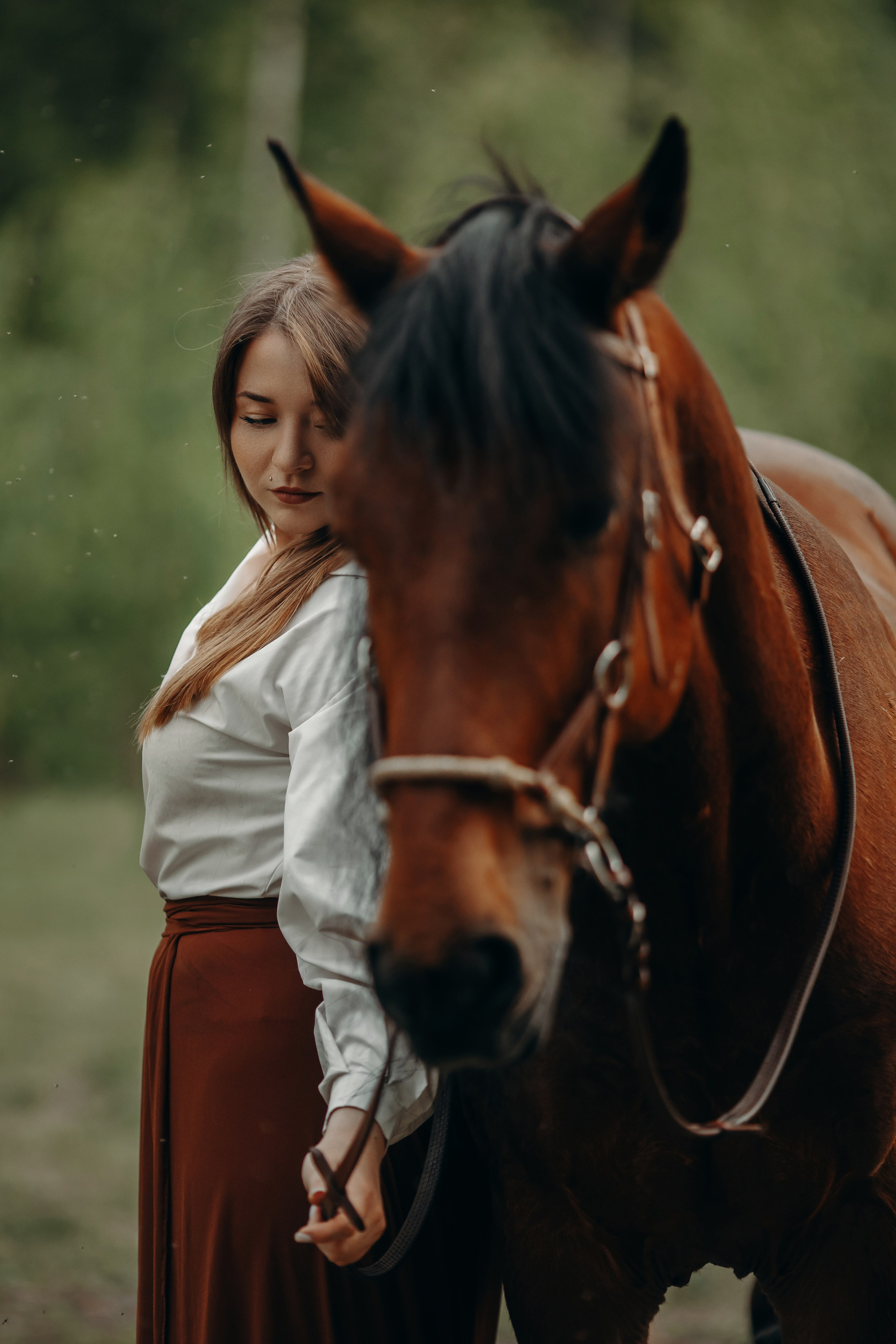 Ксения и Талисман. Анна Молчанова конный фотограф в Тюмени | фотосессии с лошадьми Тюмень